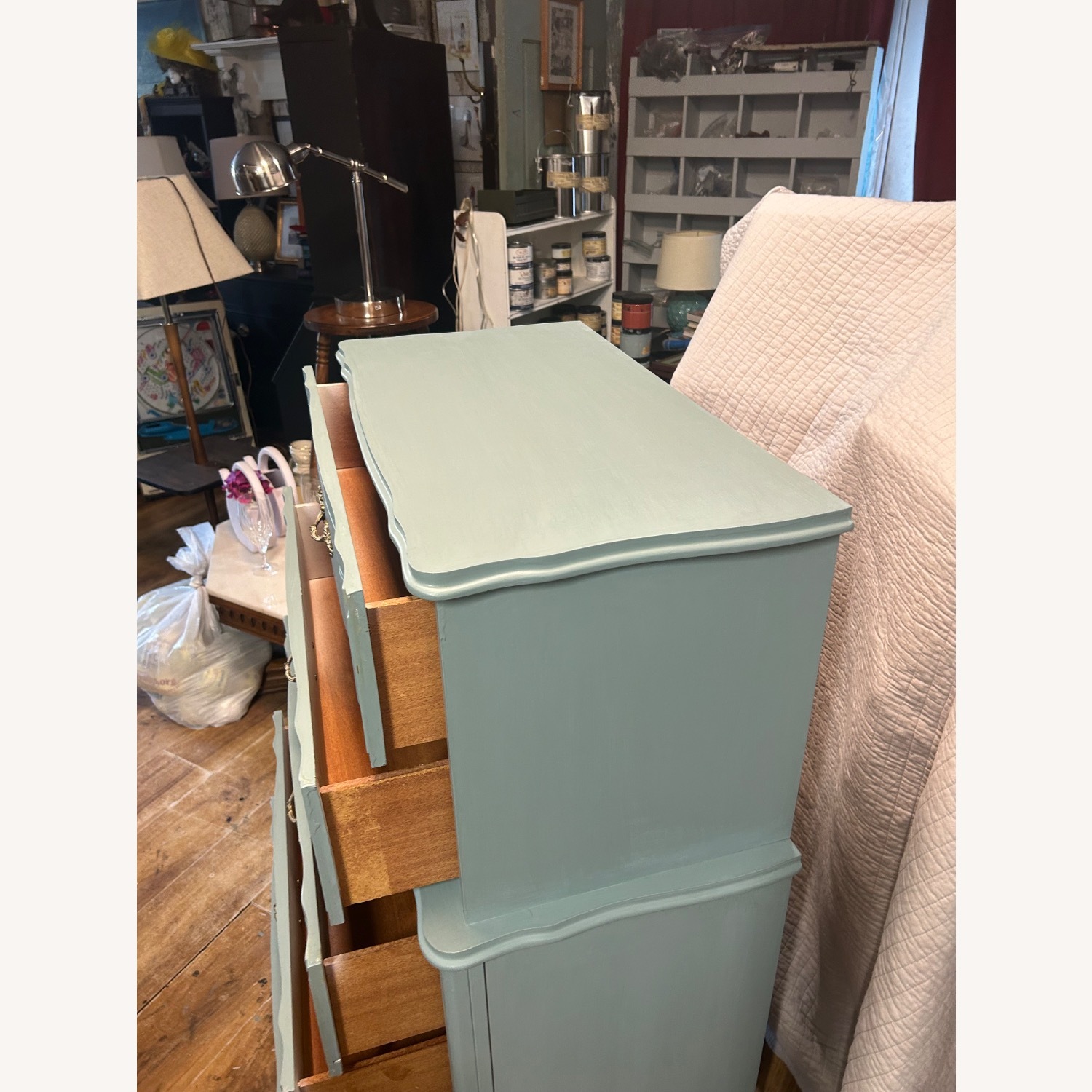 Highboy Vintage Dresser - image-10