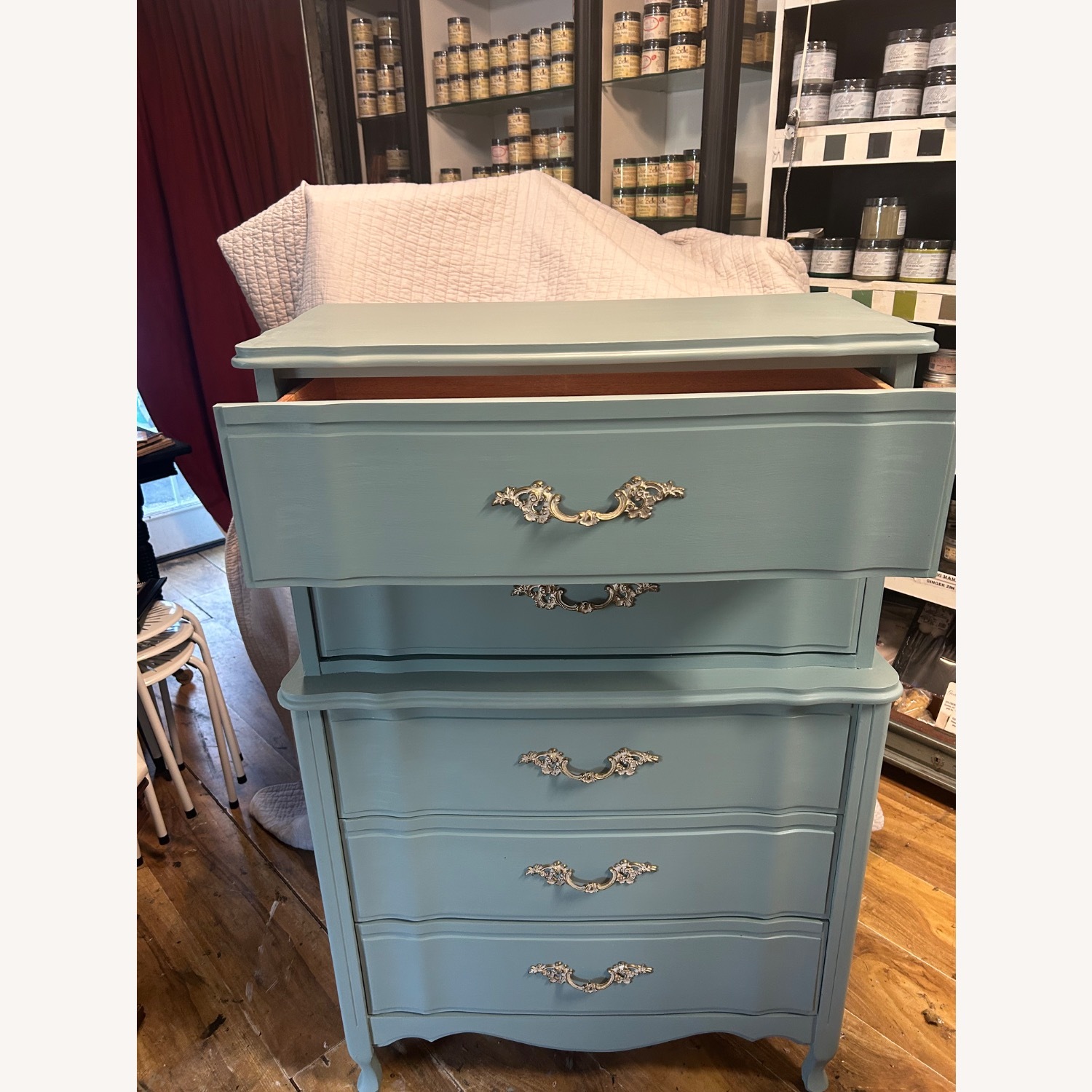 Highboy Vintage Dresser - image-6