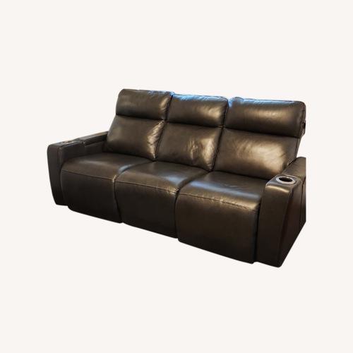 Used Italian Leather Sofa for sale on AptDeco
