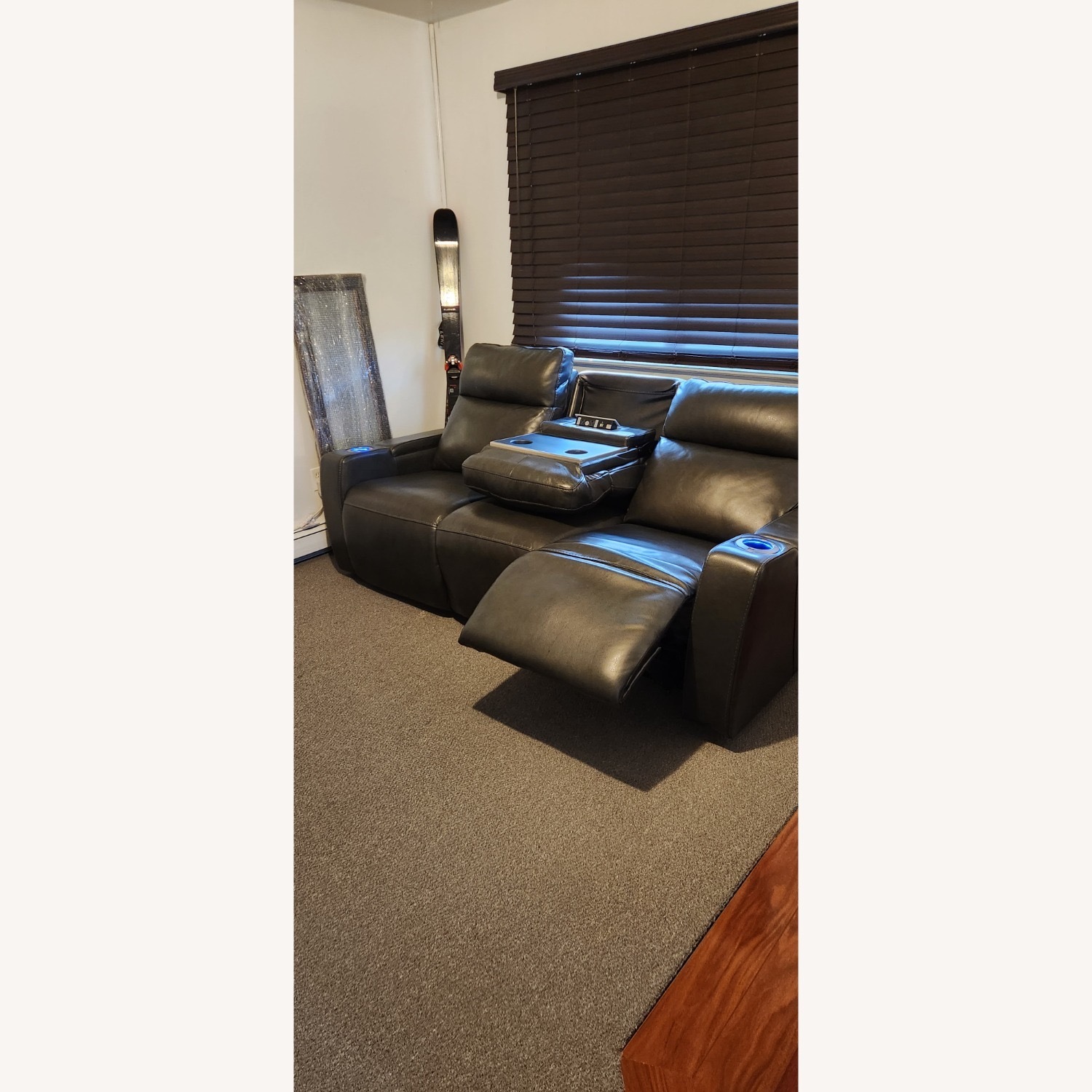 Italian Leather Sofa - image-3