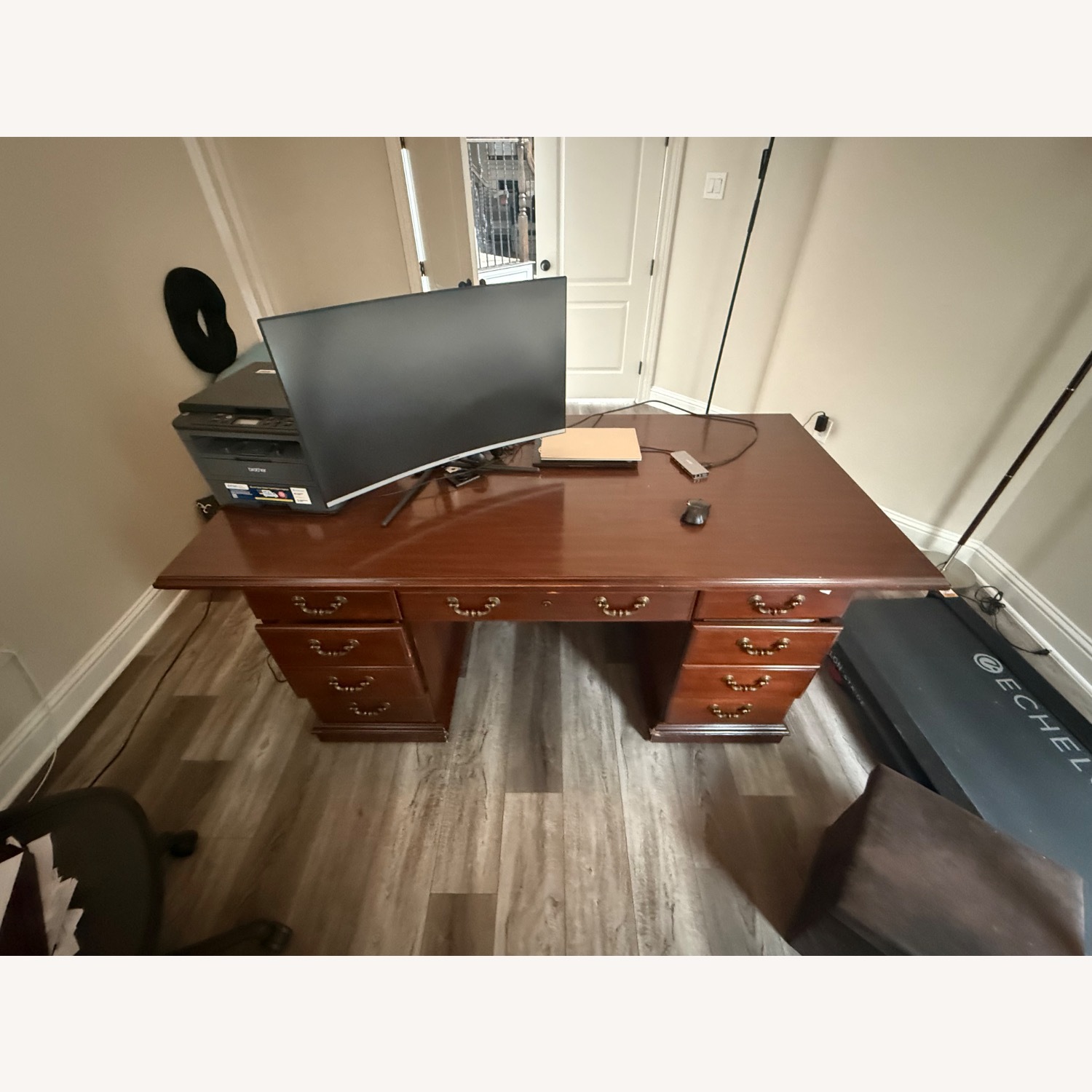 Sauder Heritage Hill Executive Desk, Classic Cherry Finish - image-4