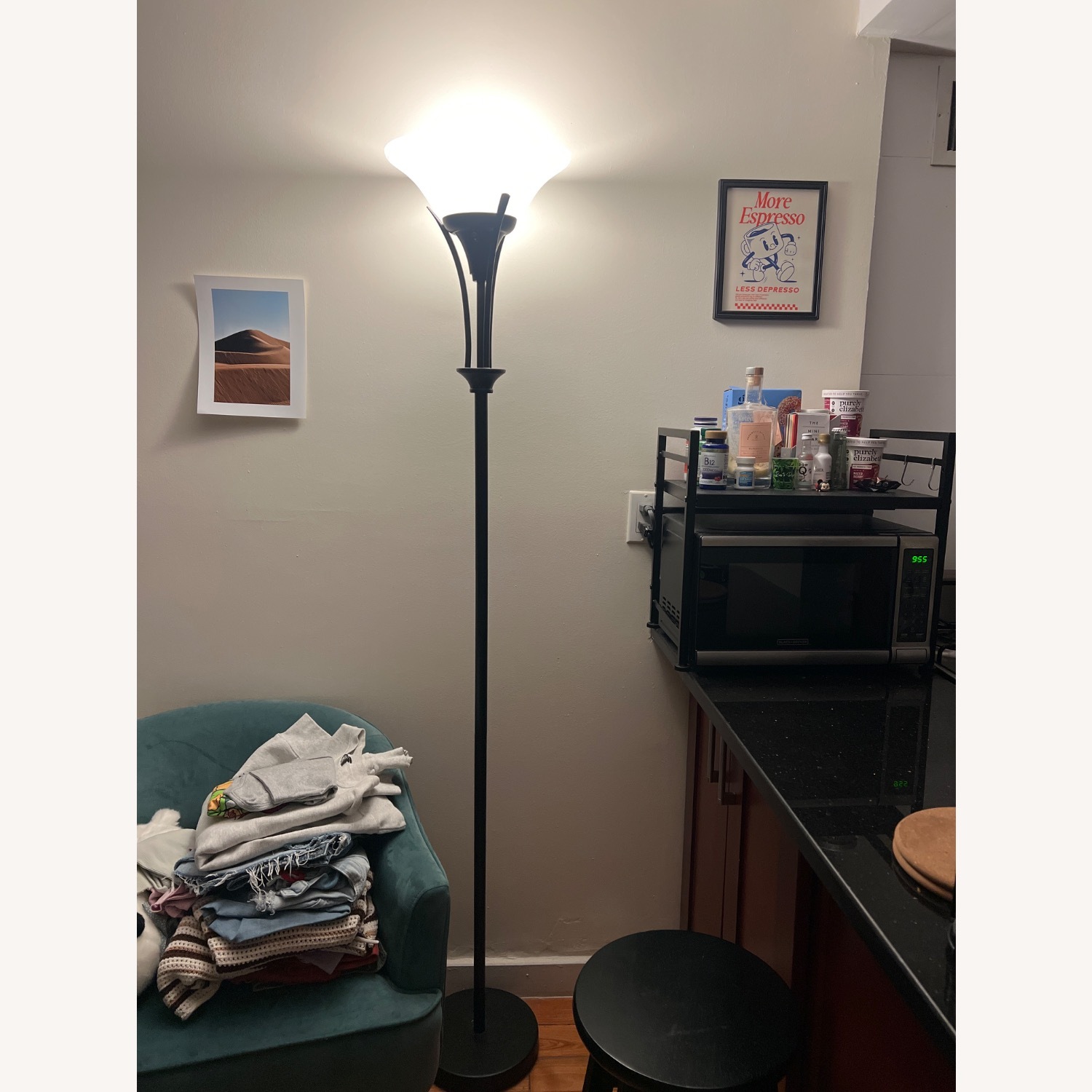 Carlese 70.75'' Dark Bronze Floor Lamp - image-1