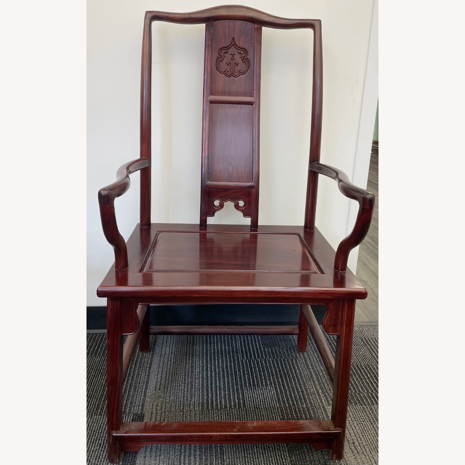 Chinese Red Rosswood Teatable - image-4