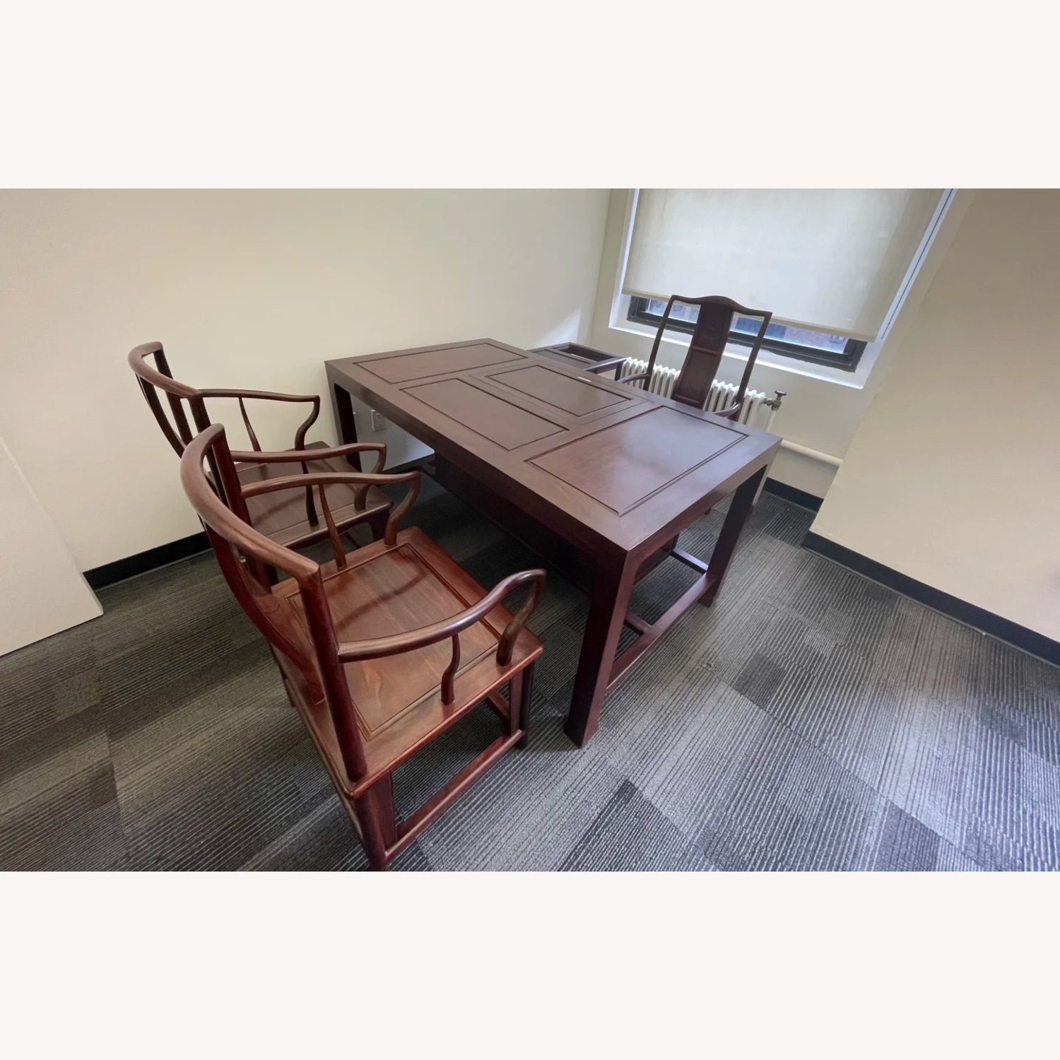 Chinese Red Rosswood Teatable - image-1