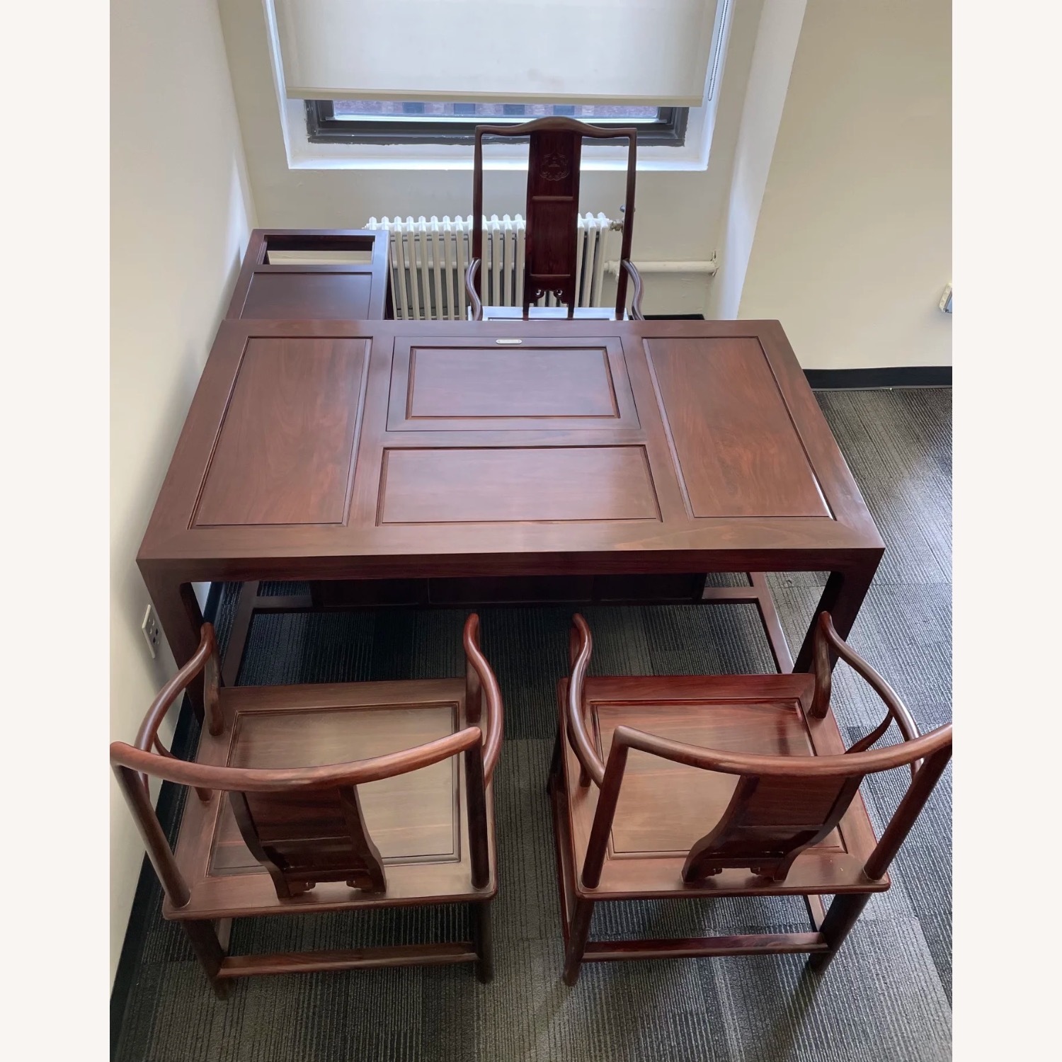 Chinese Red Rosswood Teatable - image-6