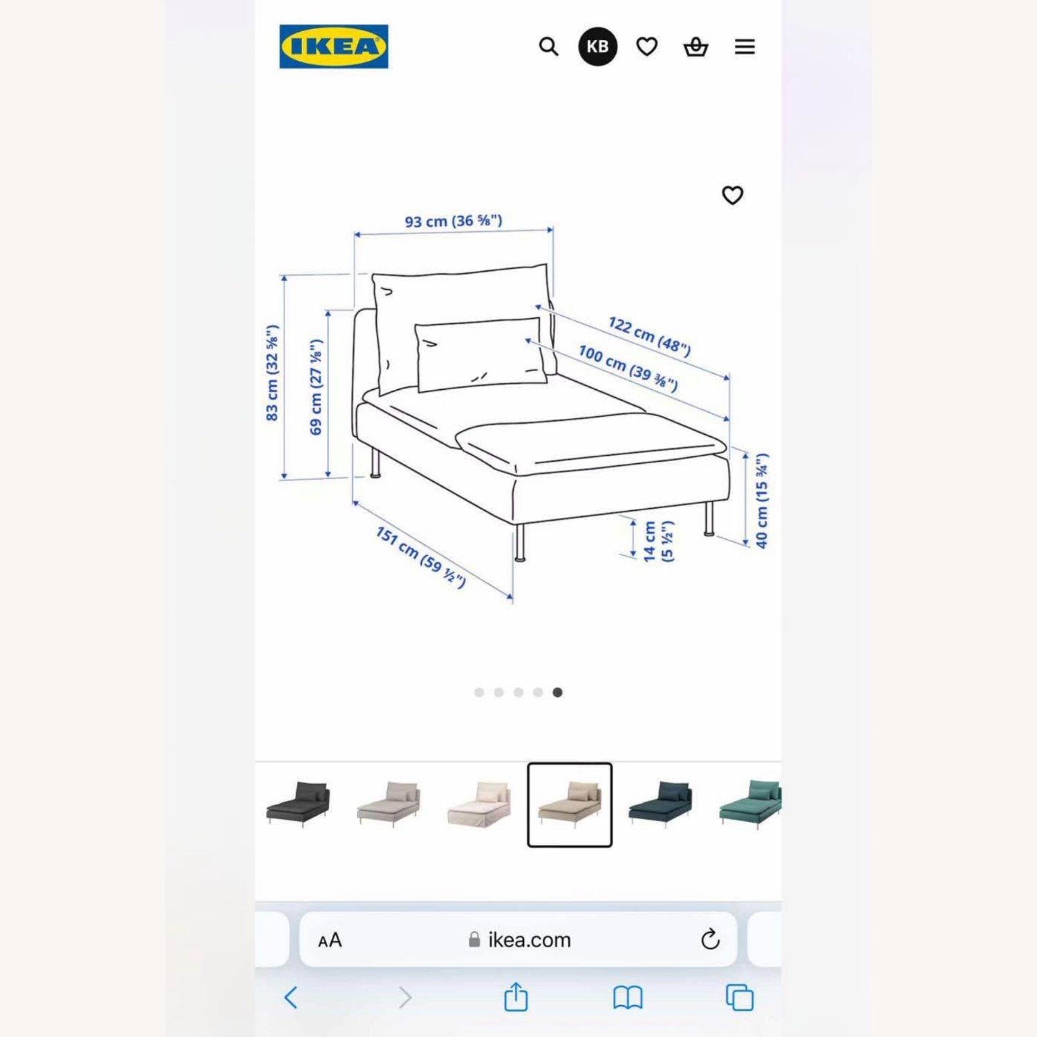 IKEA Couch with Removable Covers - image-3