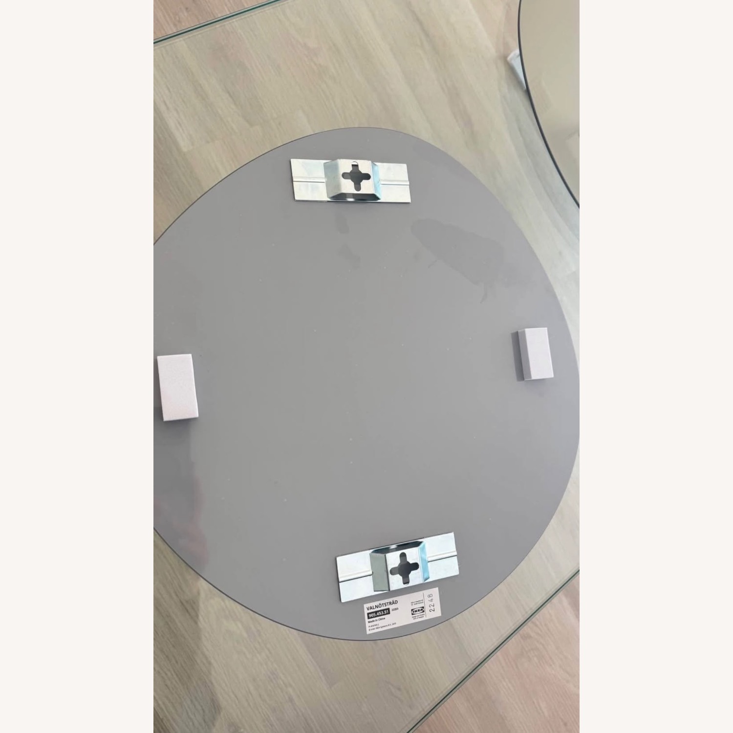 A Set of IKEA VALNÖTSTRÄD Mirror 14 5/8x14 1/8" - image-3