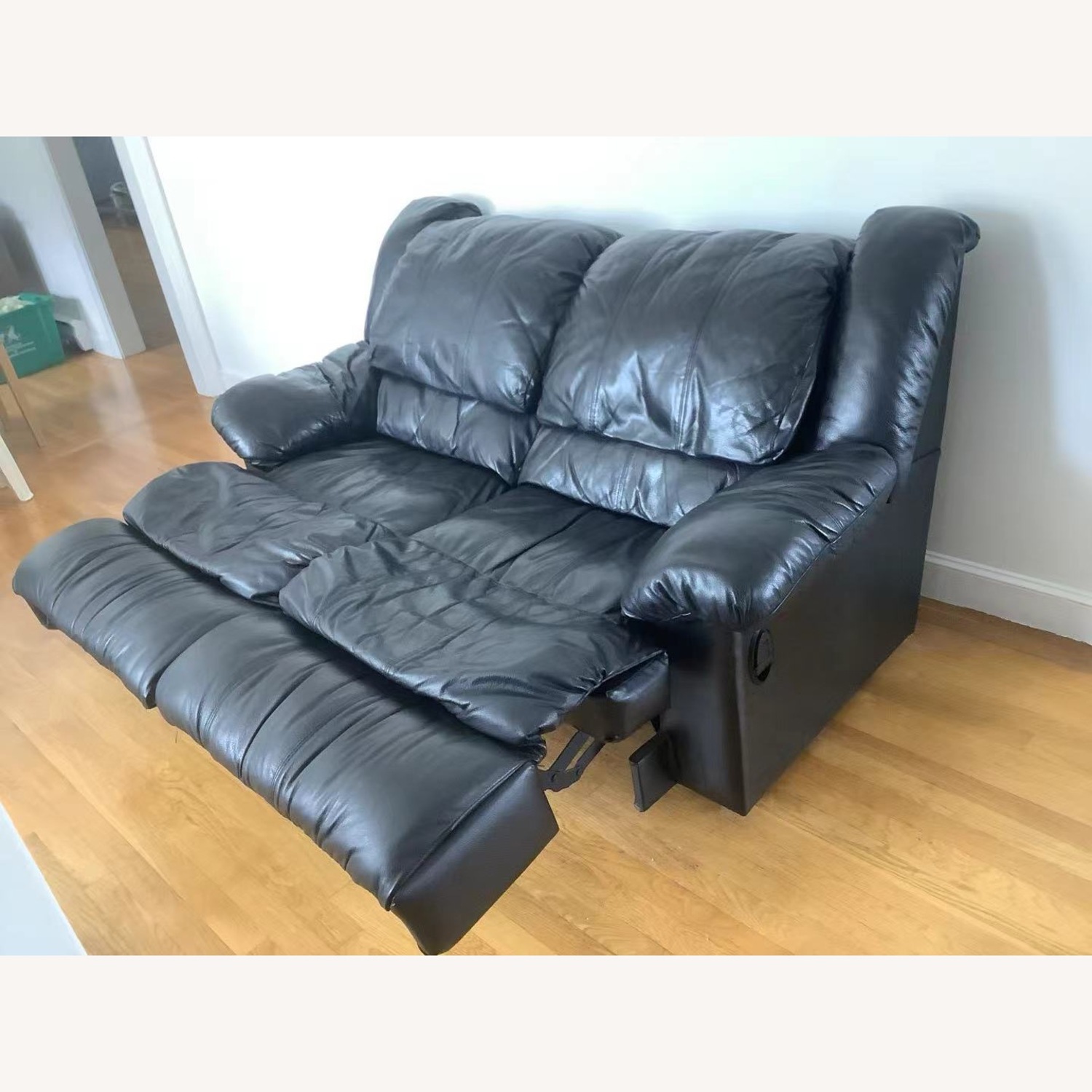 Leather Loveseat Recliner - image-3
