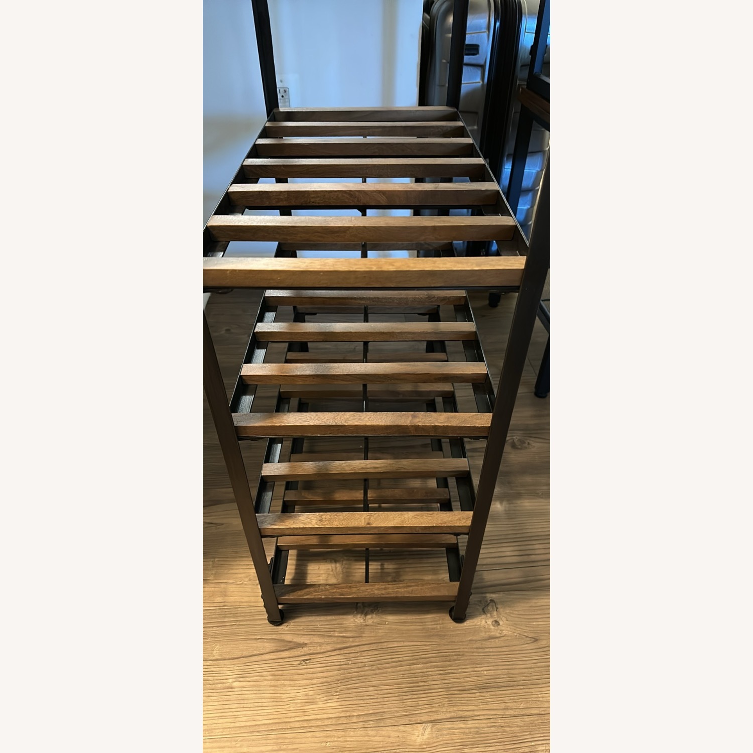 World Market Wooden Wine Rack - image-1