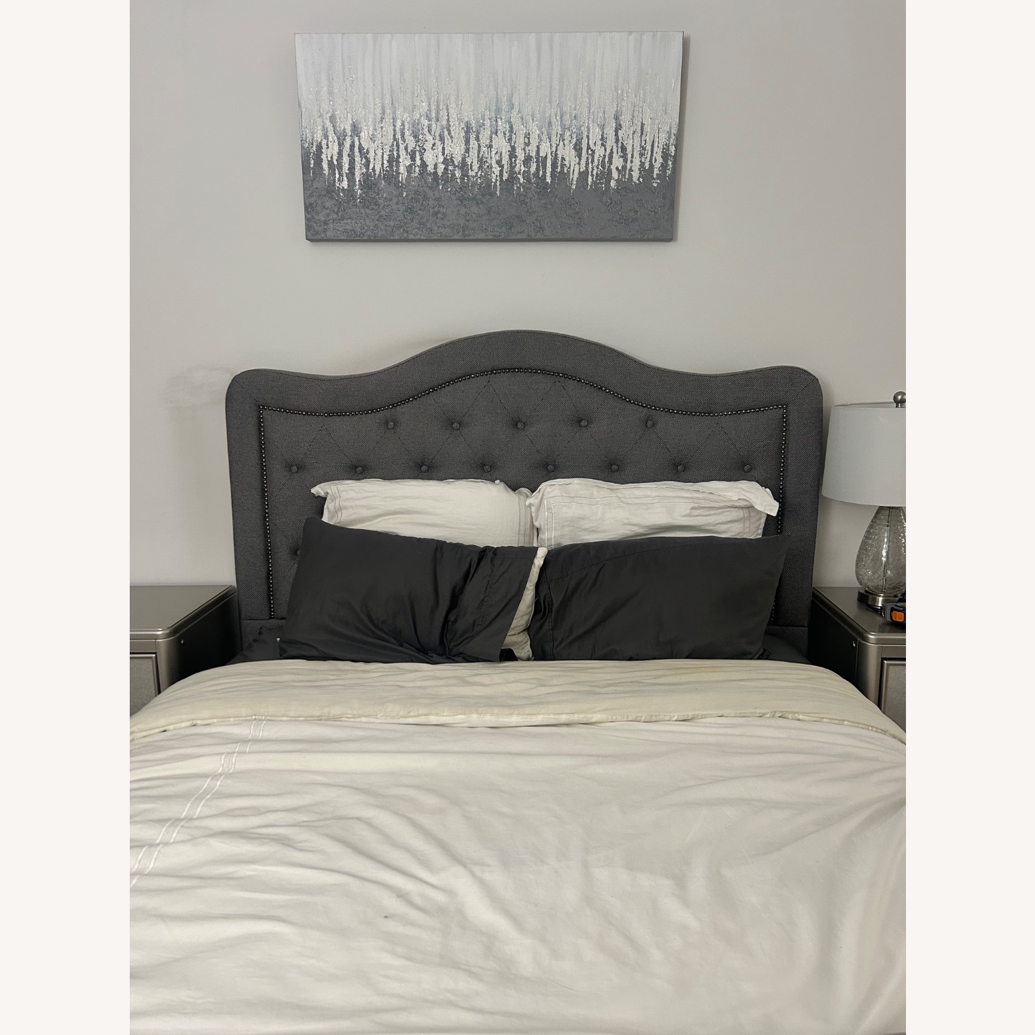 Queen Upholstered Storage Bed - image-5