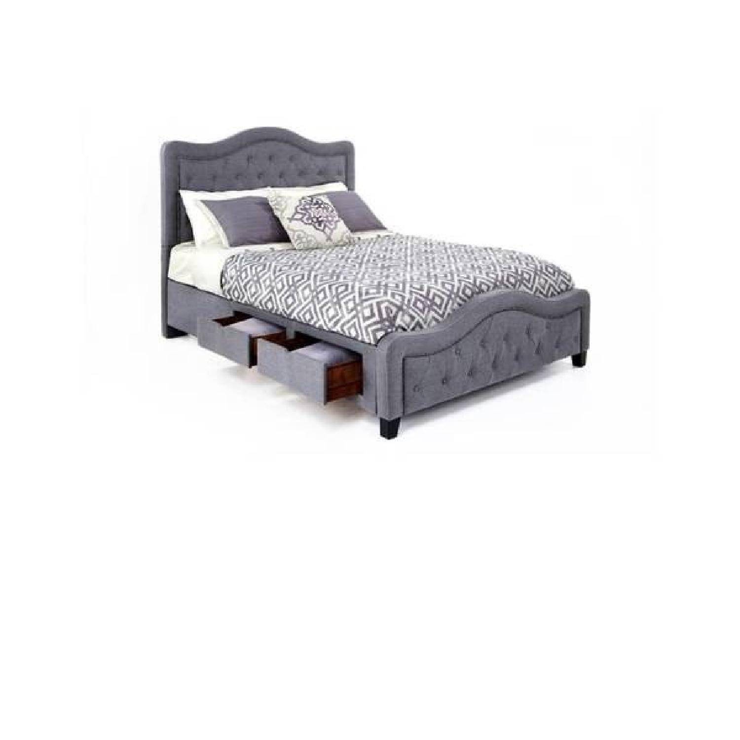 Queen Upholstered Storage Bed - image-2