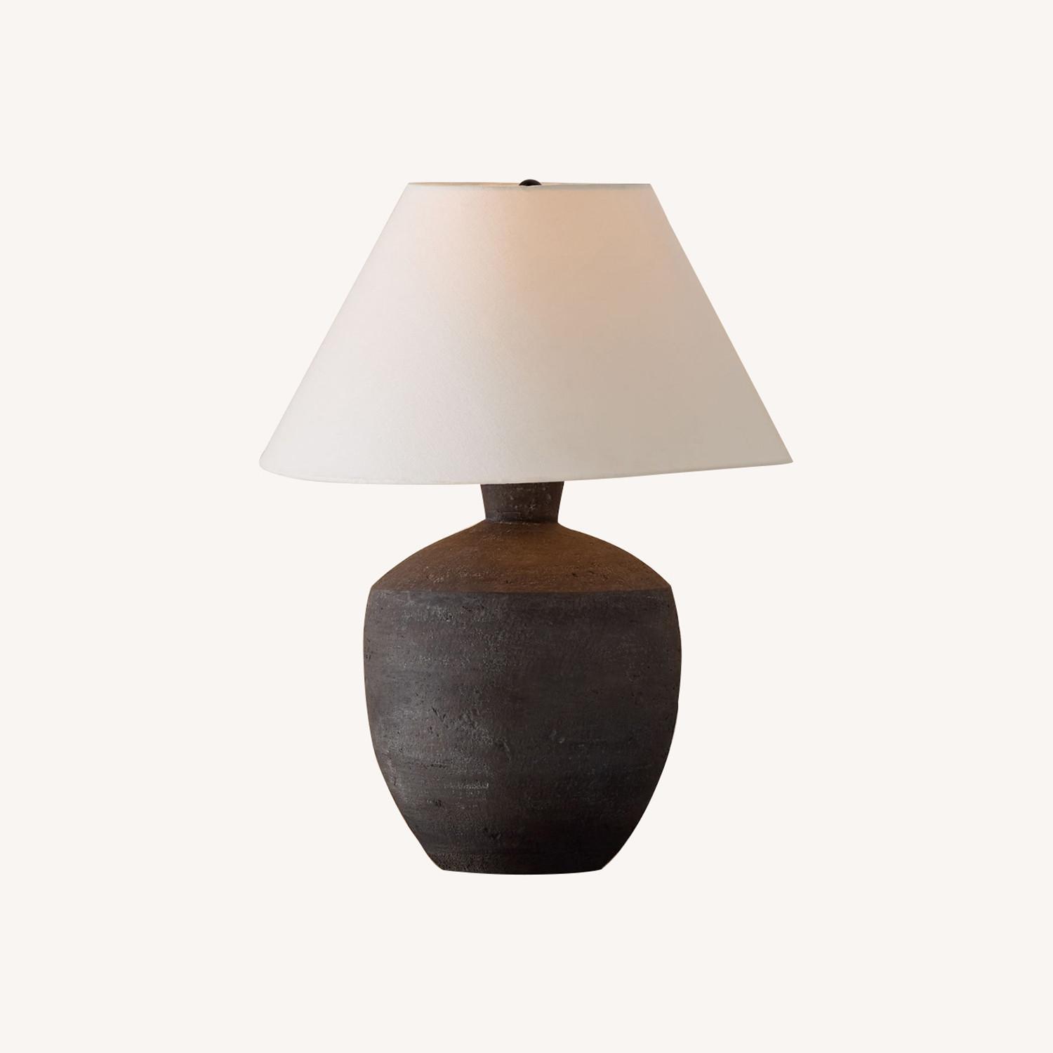 Form Studies Ceramic 24" Black Table Lamps - image-0