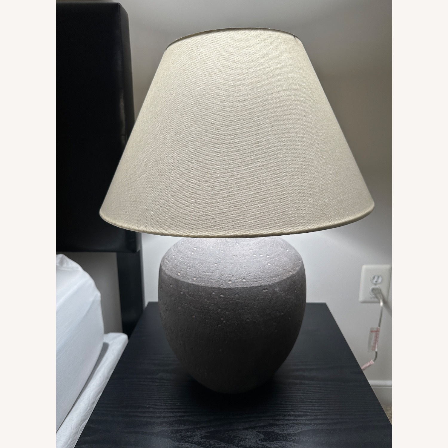 Form Studies Ceramic 24" Black Table Lamps - image-1