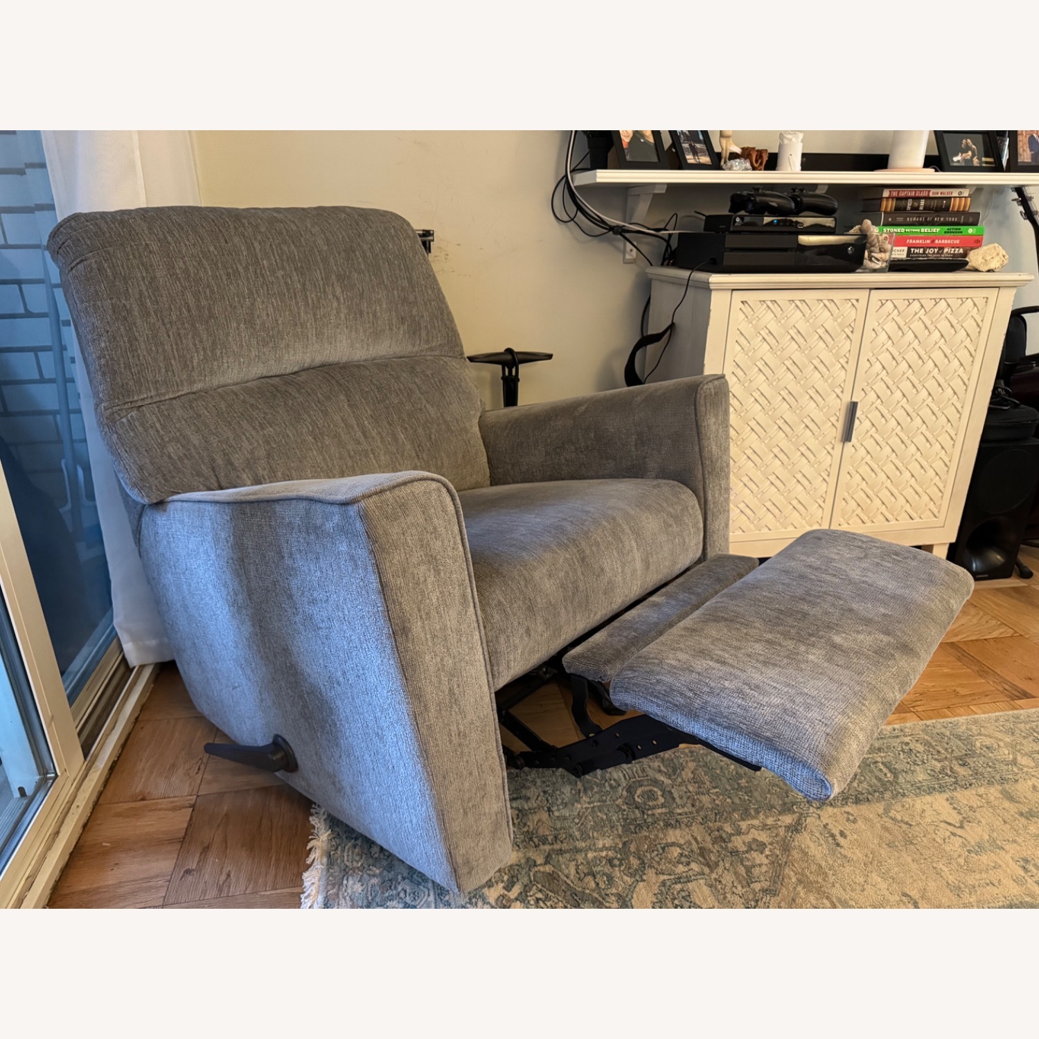 Adelson Chenille Rocker Recliner - image-1