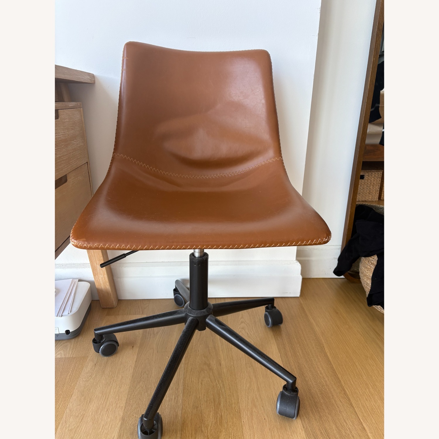 Bela Vegan Leather Task Chair - image-1