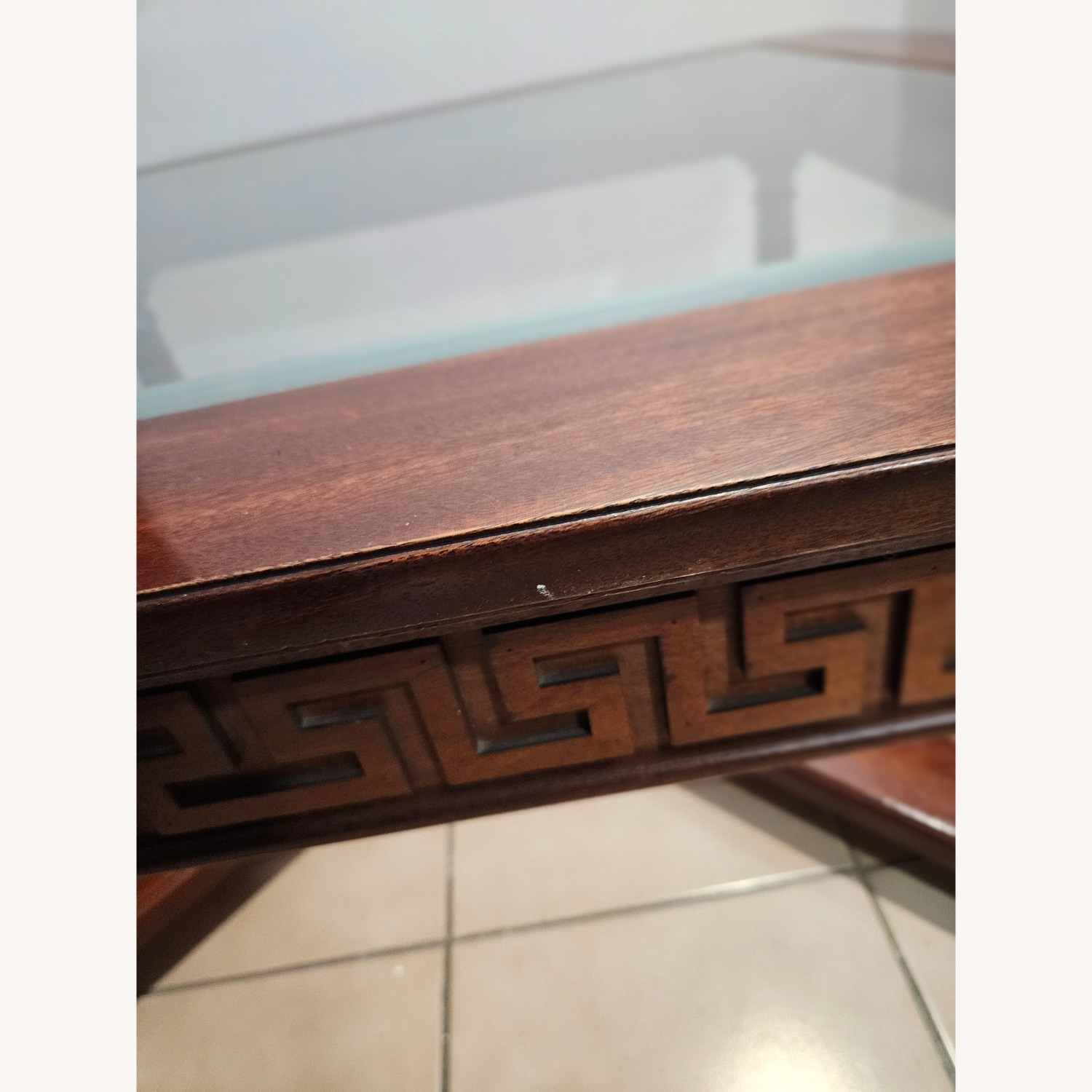 Square Glass Top Coffee Table - image-2