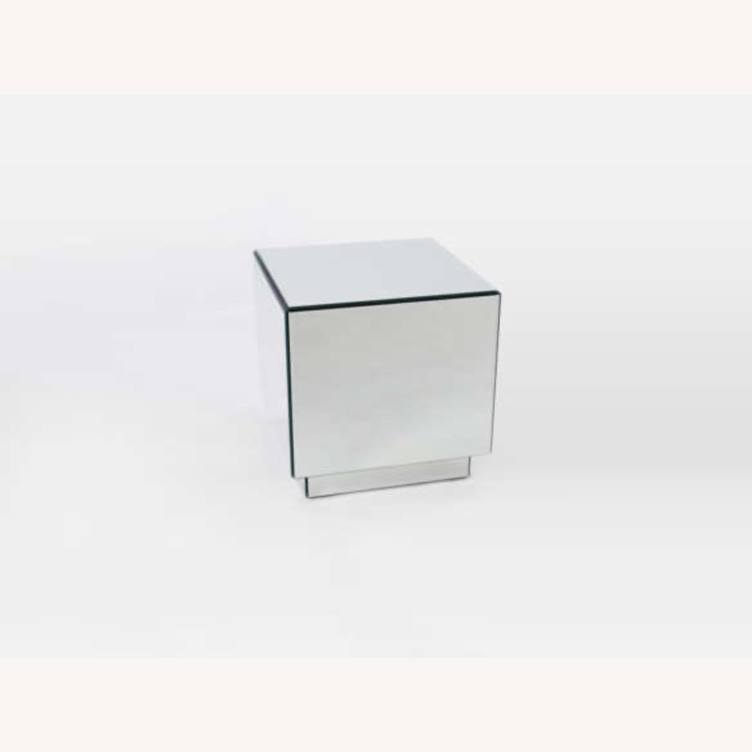 West Elm Geo Mirror Storage Side Table - image-2
