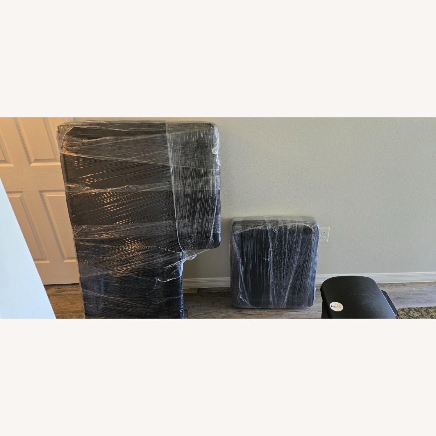 Dark Blue L Shaped Couch  - image-4