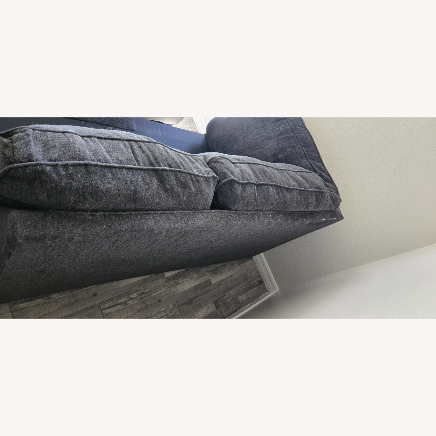 Dark Blue L Shaped Couch  - image-8