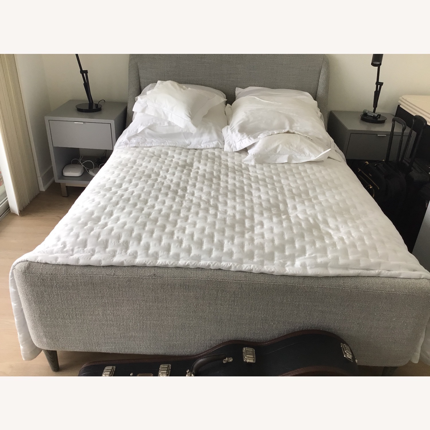 Crate & Barrel Lafayette Twin Bed - image-1