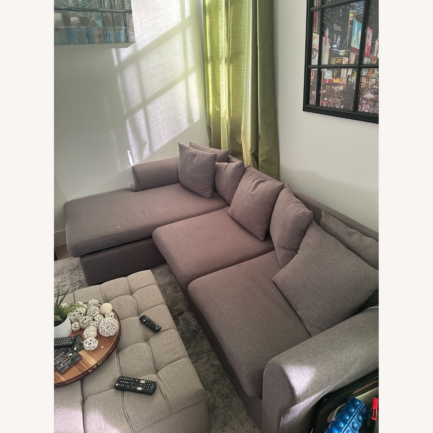 Wayfair Gray Sectional Couch - image-2