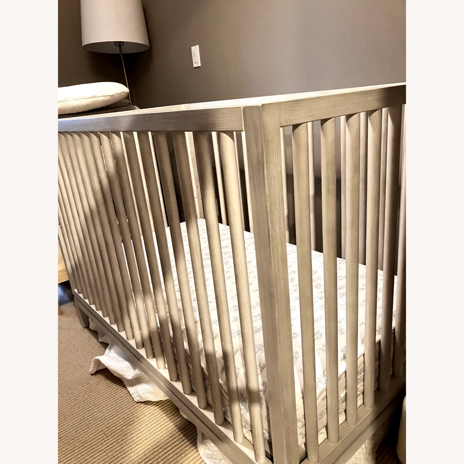 Restoration Hardware Marcelle Cane Panel Crib - image-3