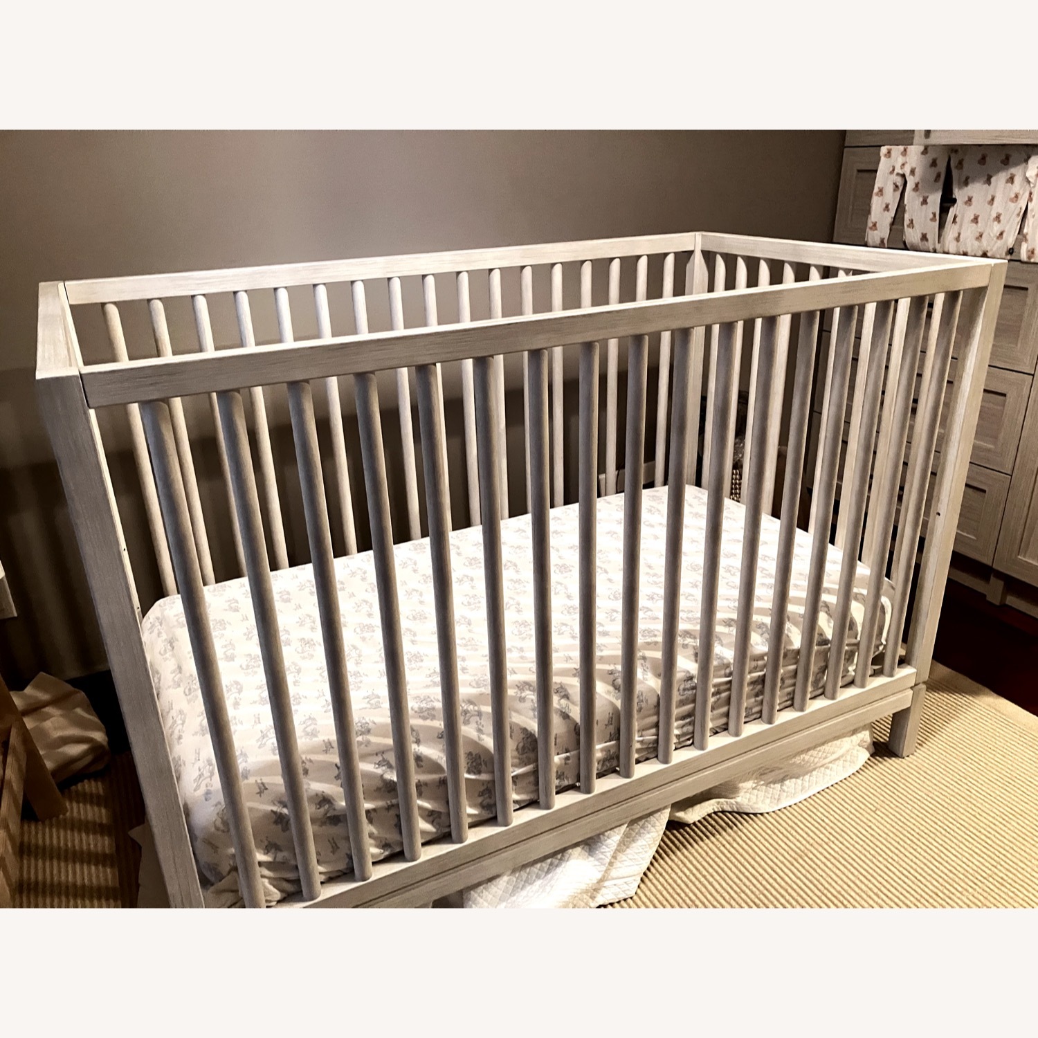 Restoration Hardware Marcelle Cane Panel Crib - image-1