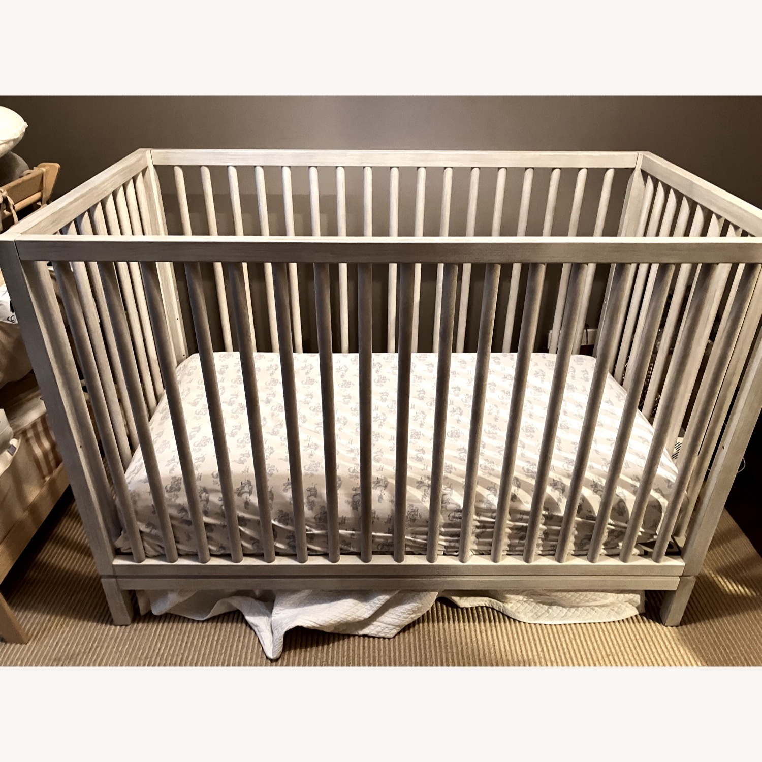 Restoration Hardware Marcelle Cane Panel Crib - image-2