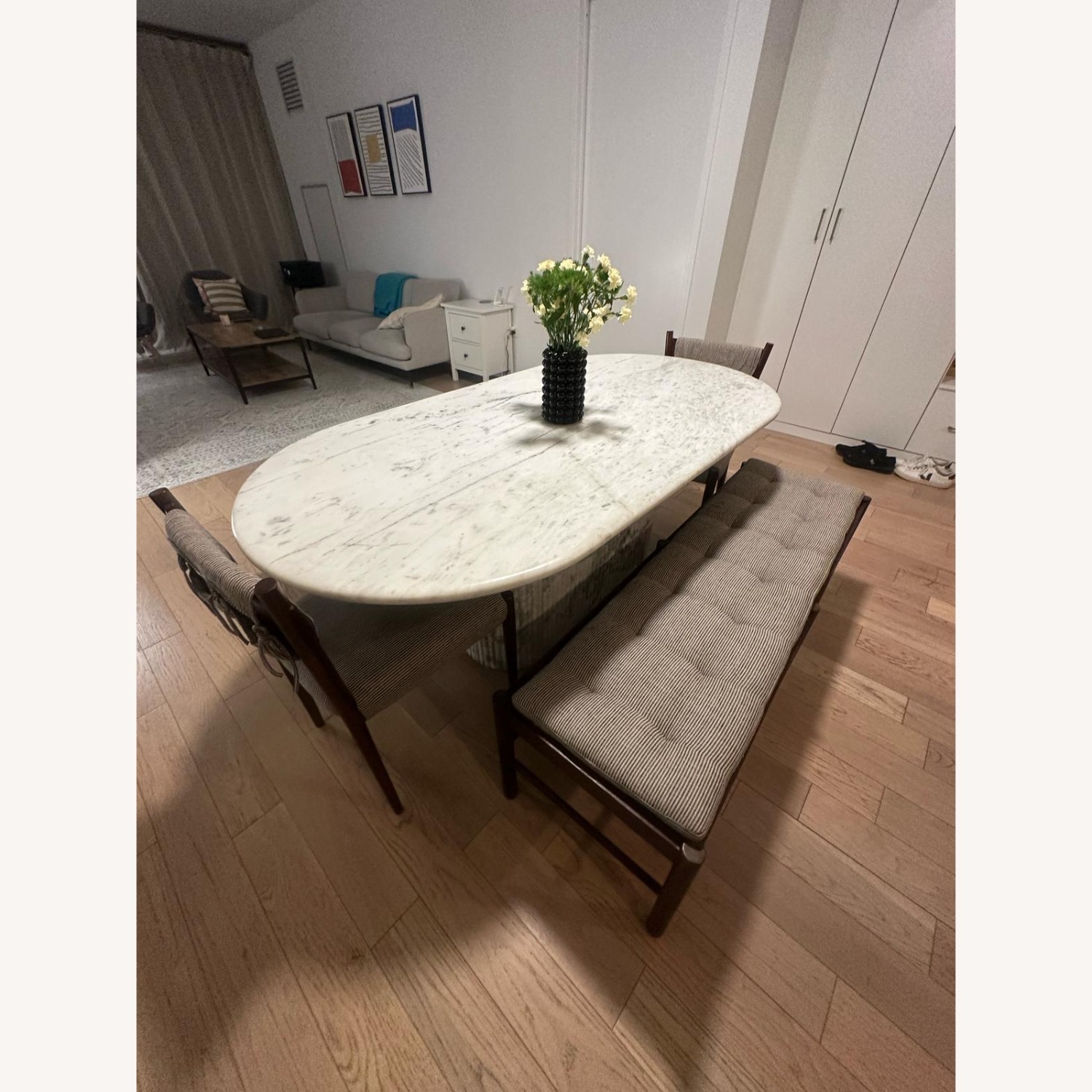 McGee and Co Patrick Marble Dining Table - image-2