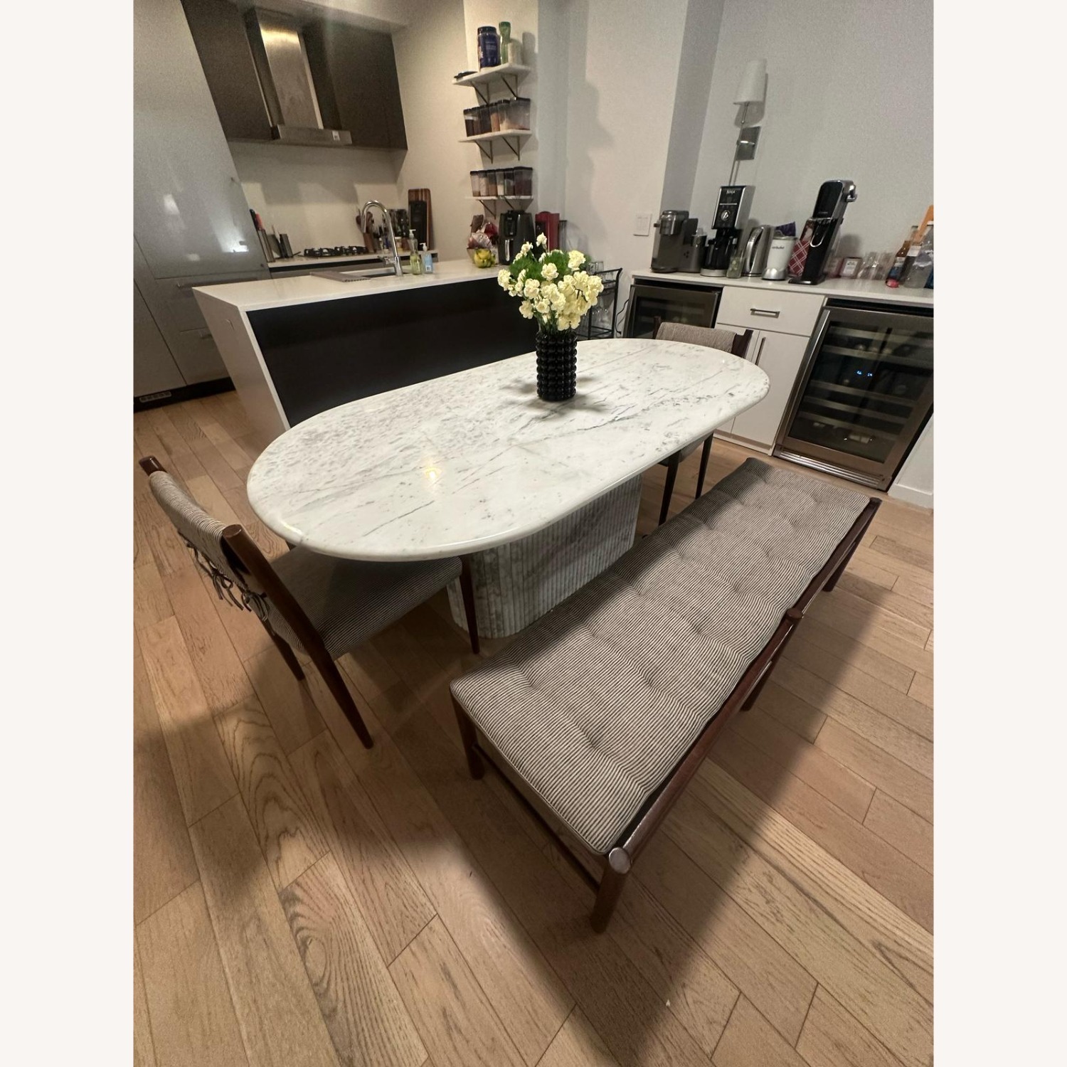 McGee and Co Patrick Marble Dining Table - image-1