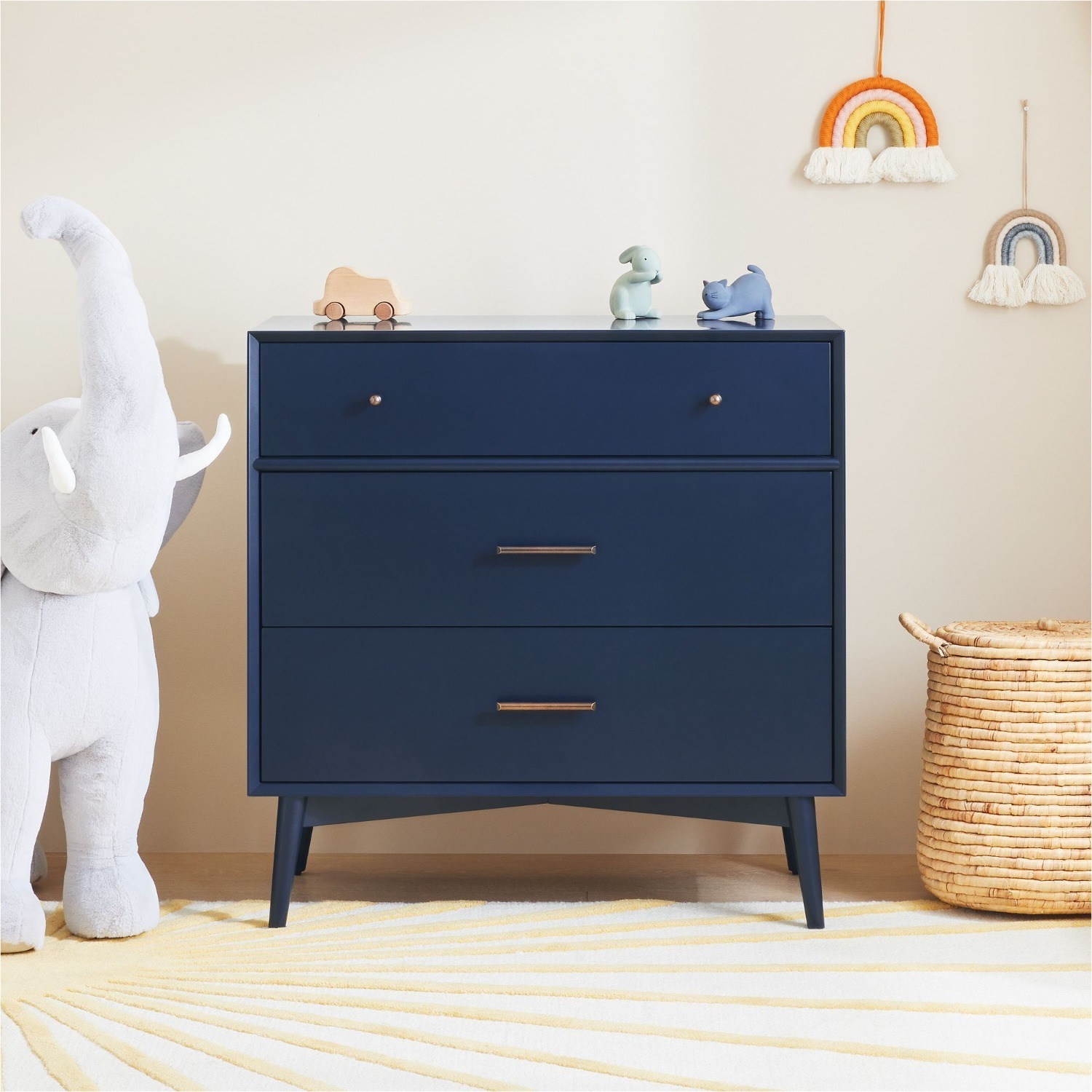 West Elm Mid-Century 3-Drawer Kids Dresser (36") - image-1