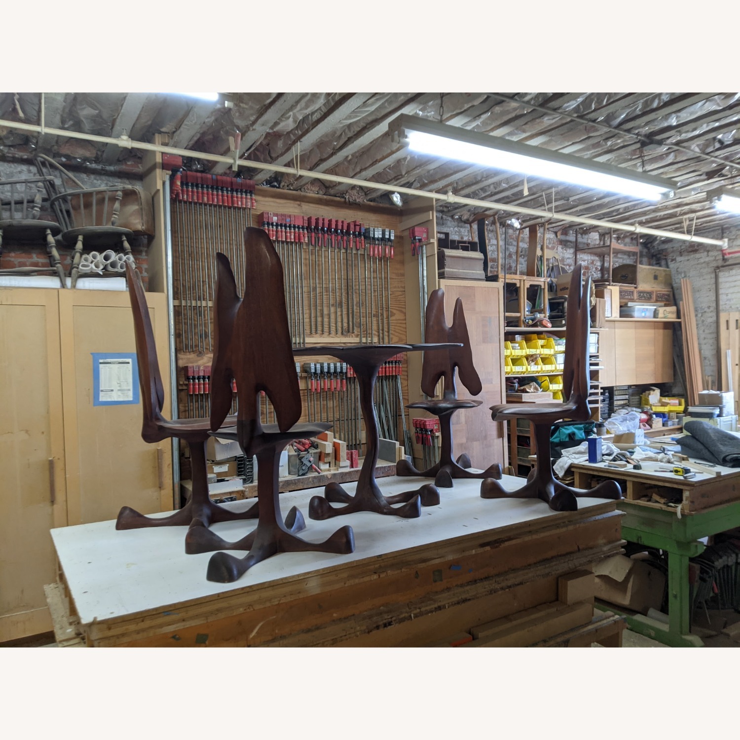 1972 Andrew J. Willner Mahogany Dining Set - image-1