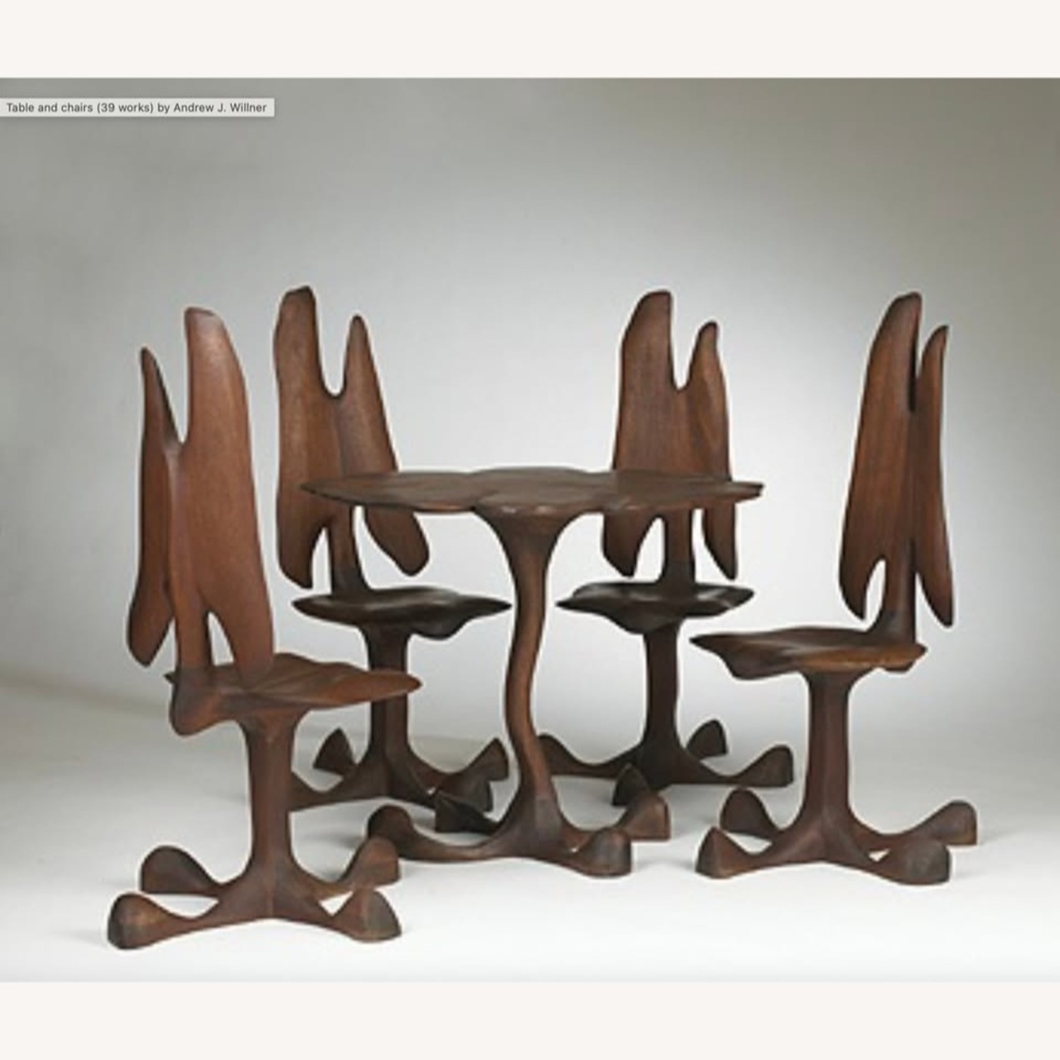 1972 Andrew J. Willner Mahogany Dining Set - image-5