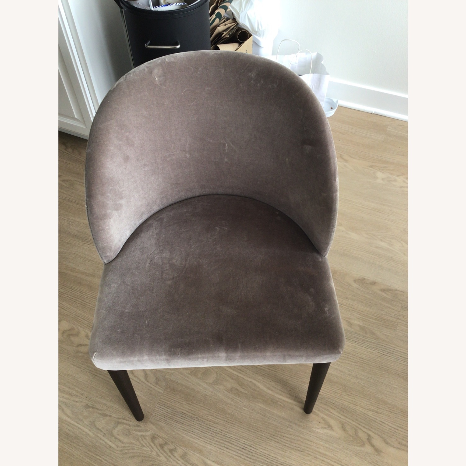 Camille Taupe Italian Dining Chairs - image-1
