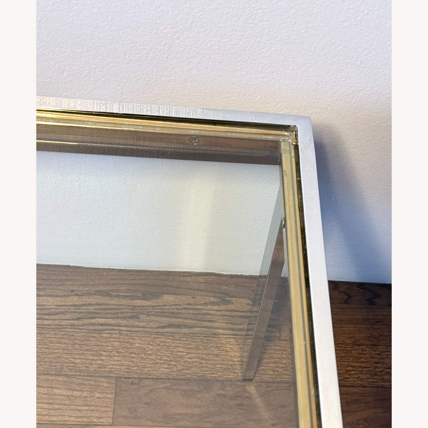 Chrome, Brass & Glass Side Tables - image-7