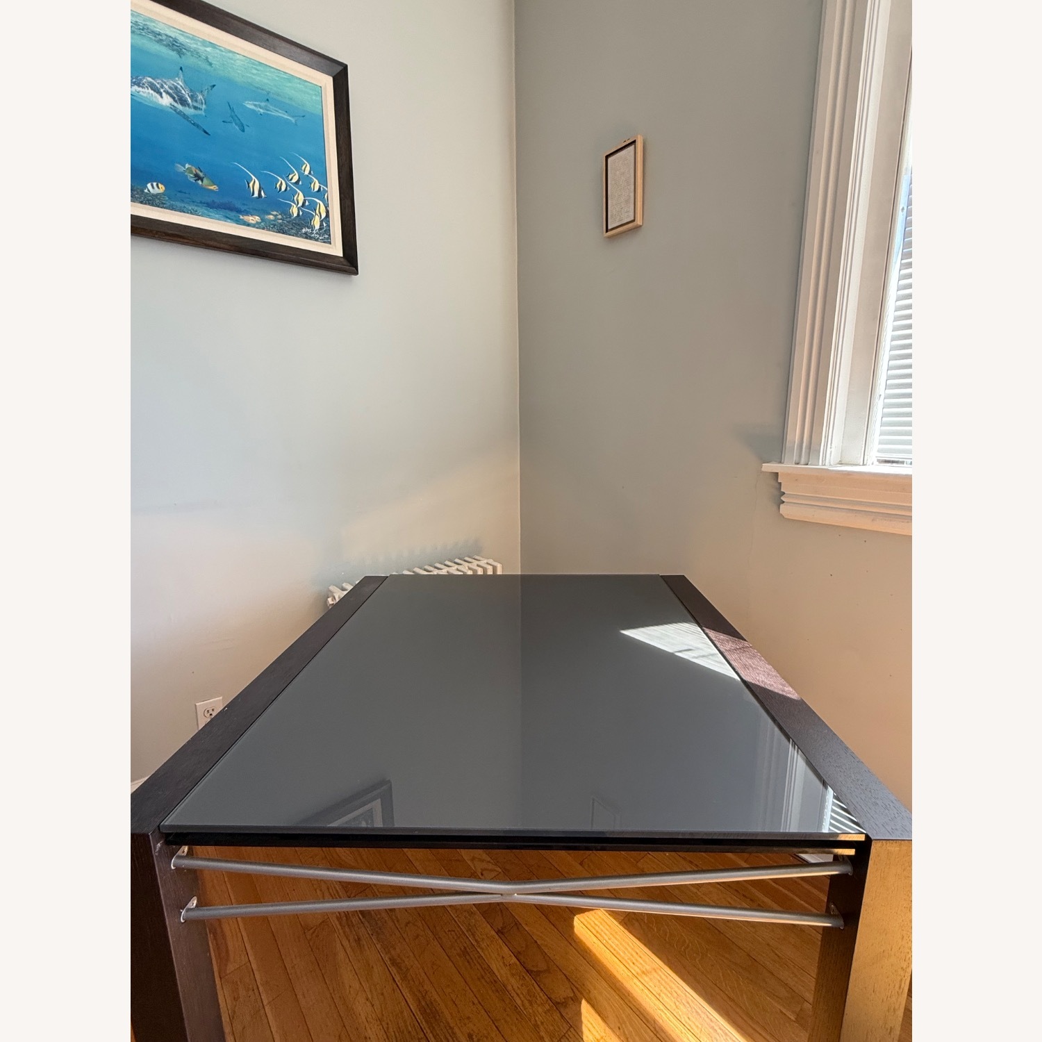 Ligne Roset Glass/Wood Dining Table - image-5