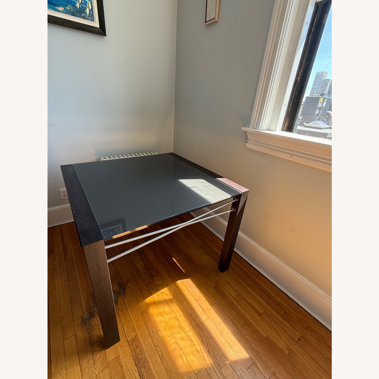 Ligne Roset Glass/Wood Dining Table - image-3