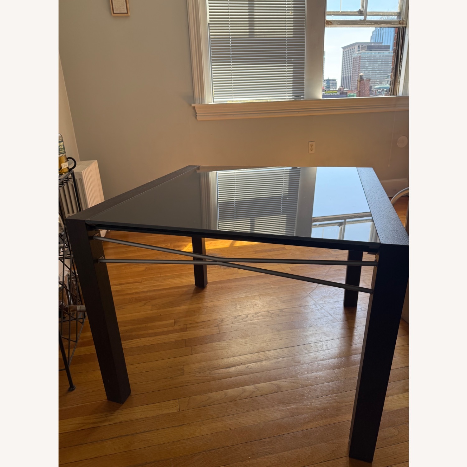 Ligne Roset Glass/Wood Dining Table - image-2