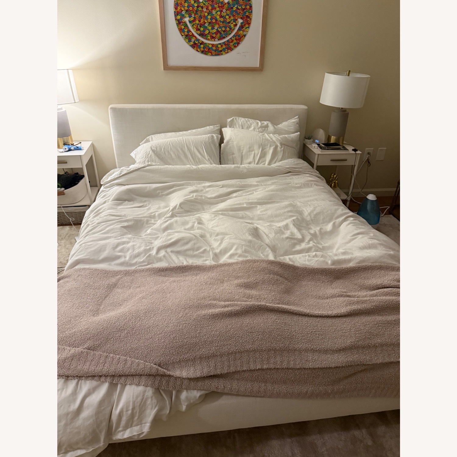 AllModern Avalyn White Queen Bed - image-1