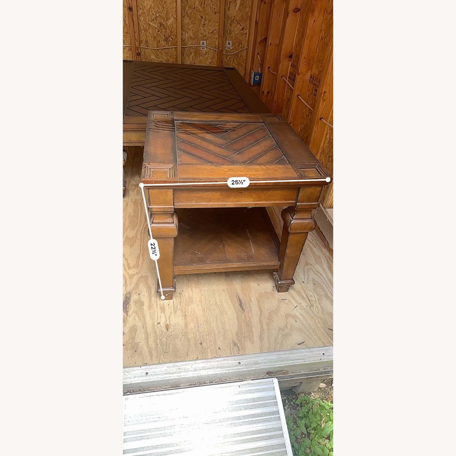 Ashely Furniture Signature Style Herringbone Table - image-3