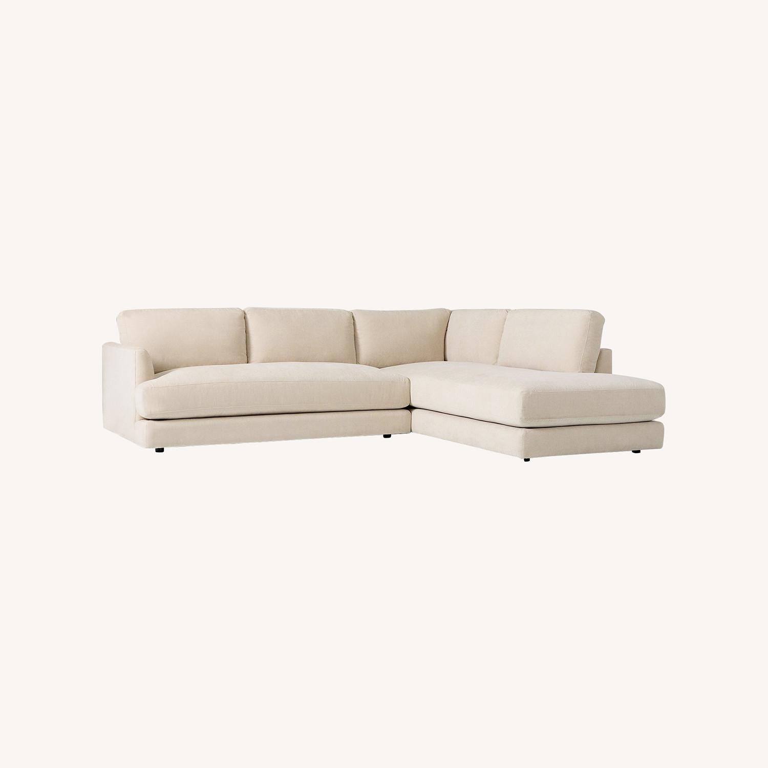 West Elm Haven 2-Piece Bumper Chaise Sectional - image-0