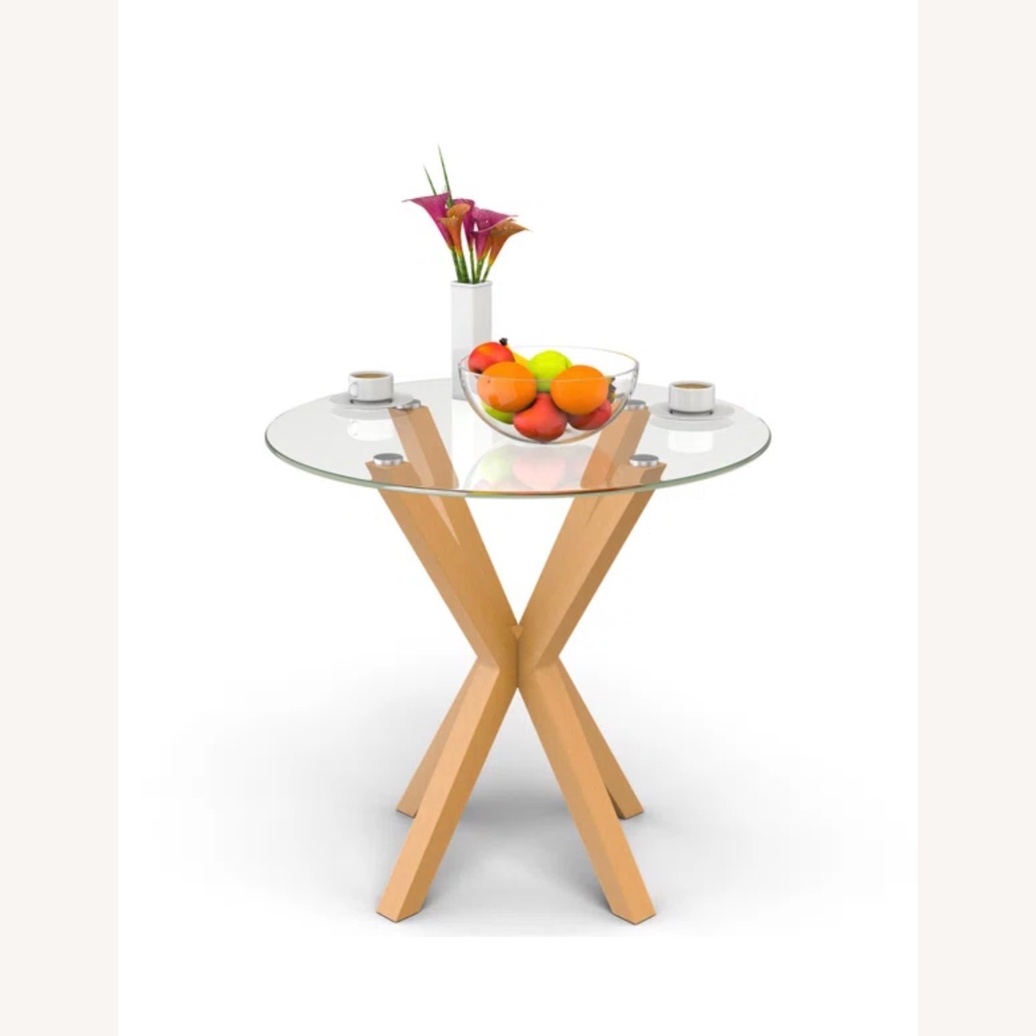 Gologan Glass Round Table - image-1