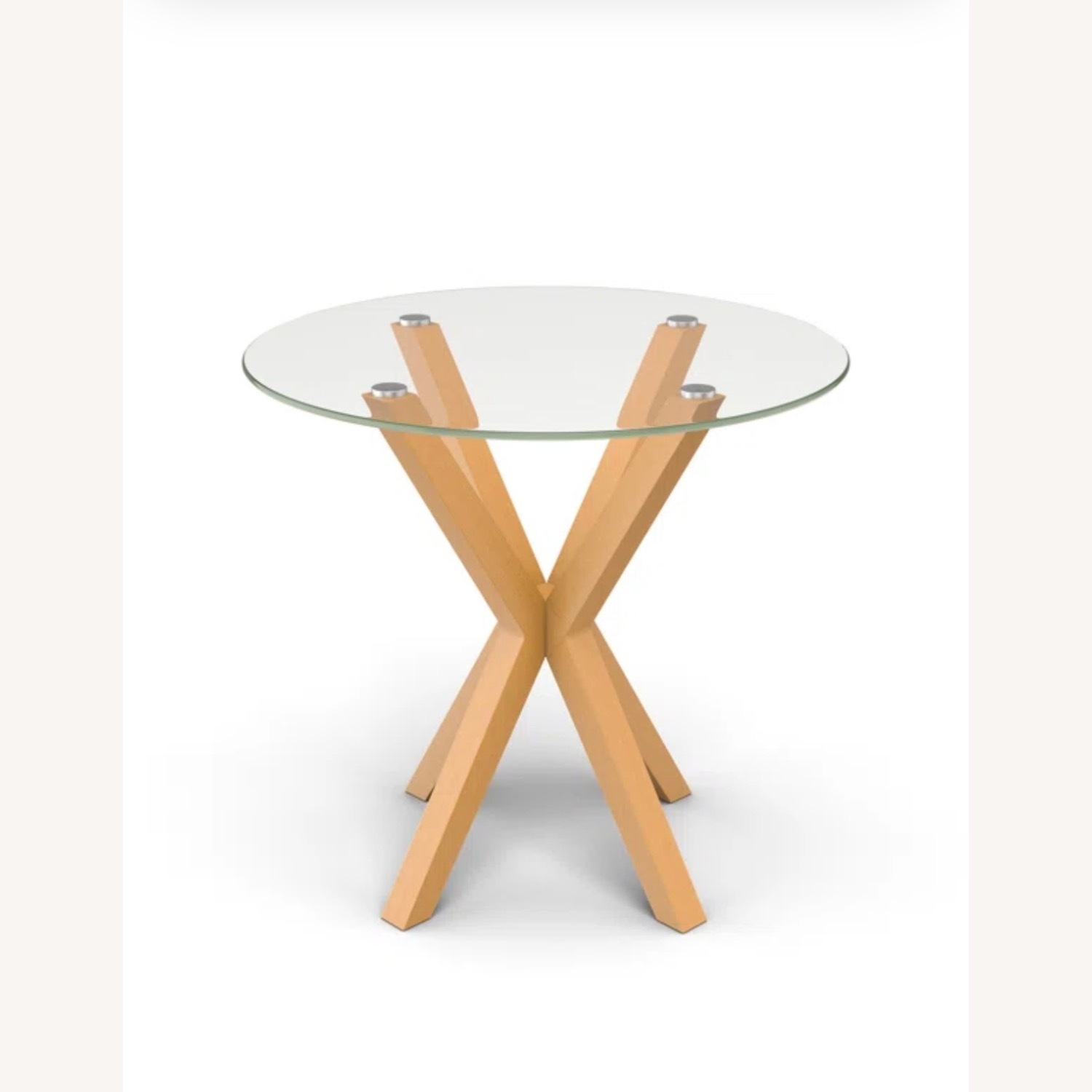 Gologan Glass Round Table - image-0