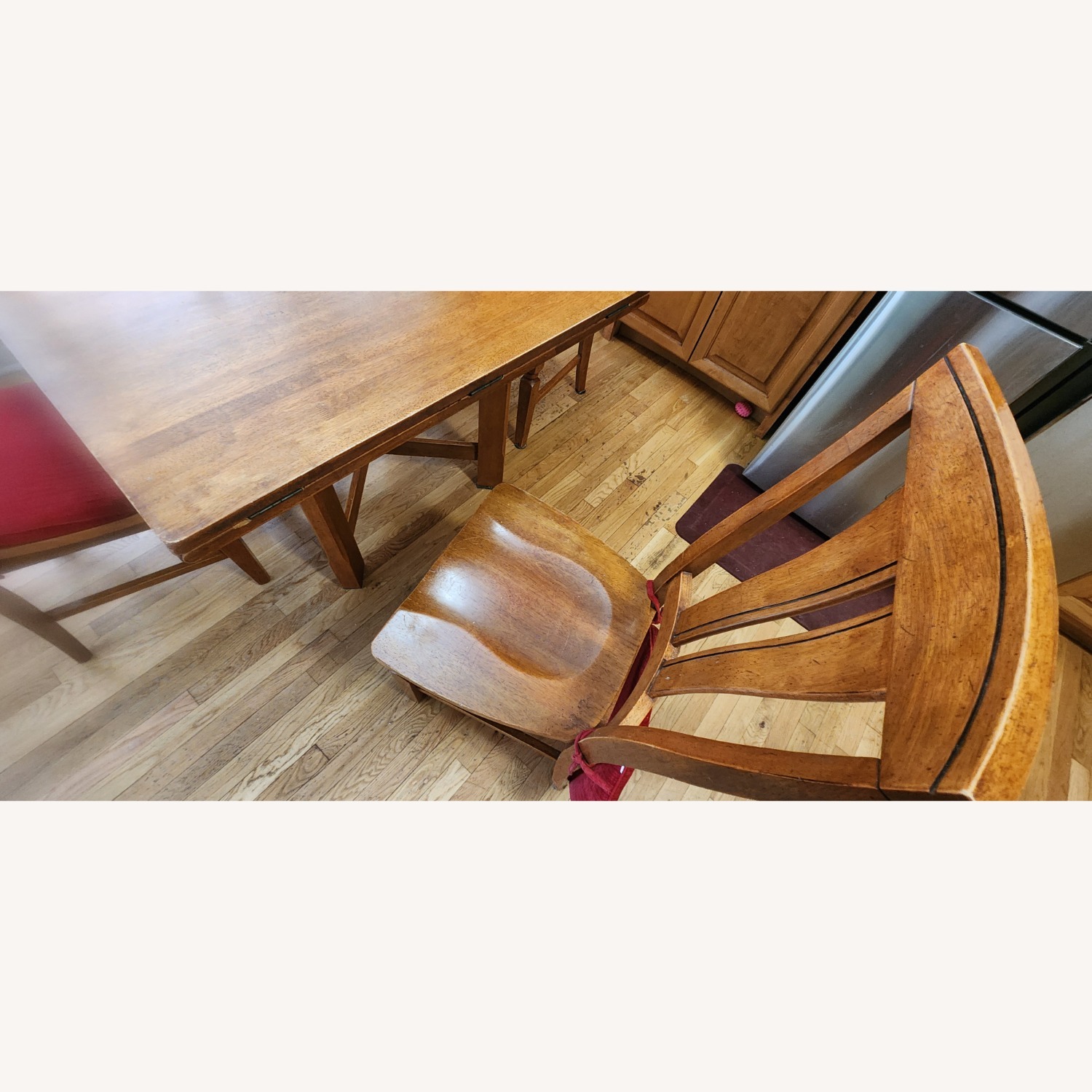 Expandable Dining Table with 4 Chairs - image-5