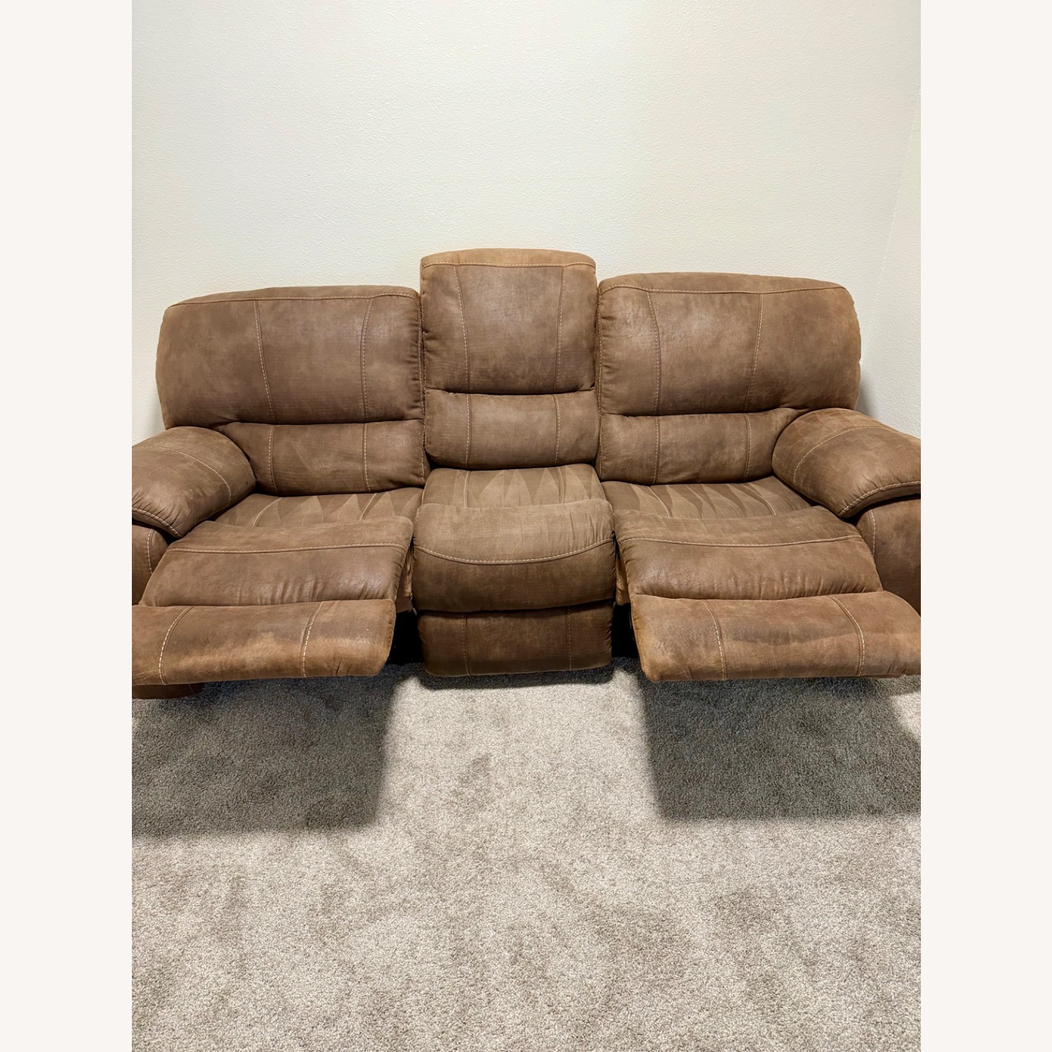 Rooms To Go Alpine Ridge Tan Reclining sofa  - image-2
