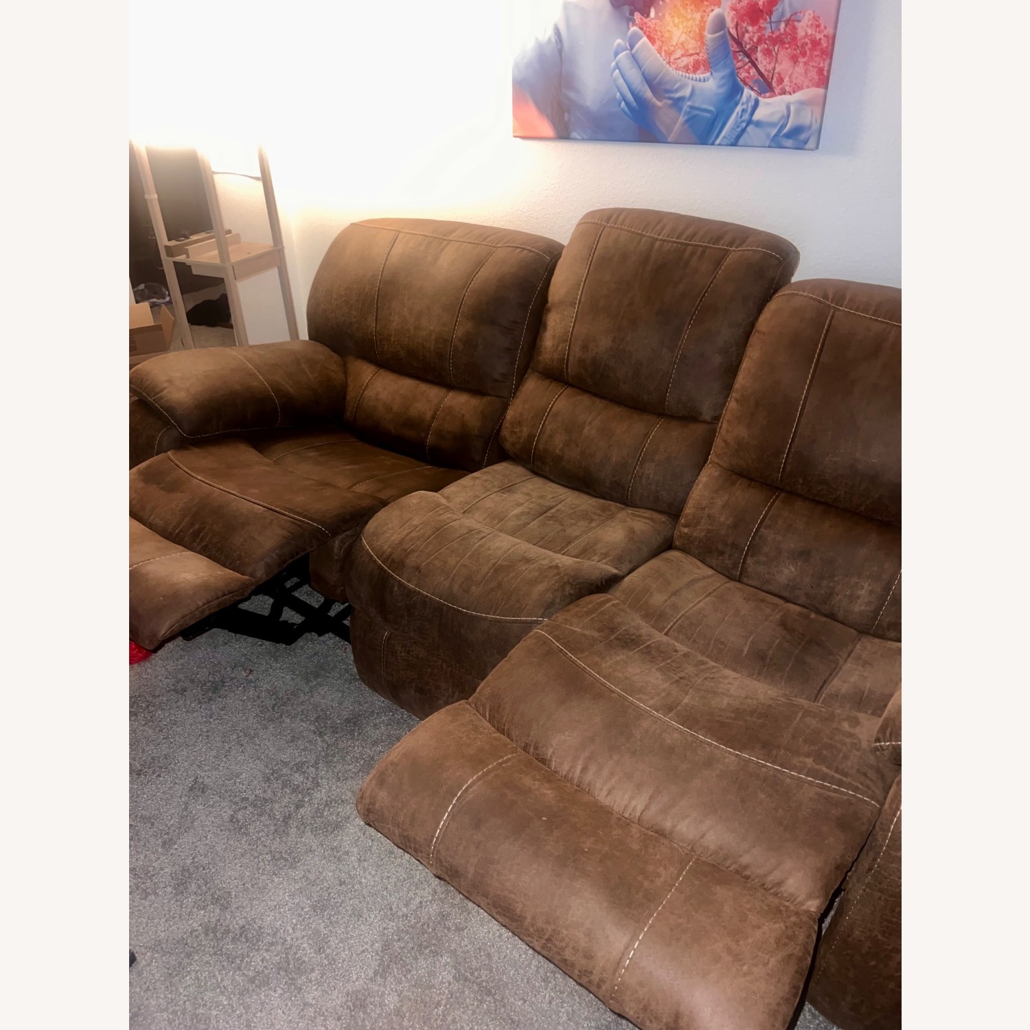Rooms To Go Alpine Ridge Tan Reclining sofa  - image-4