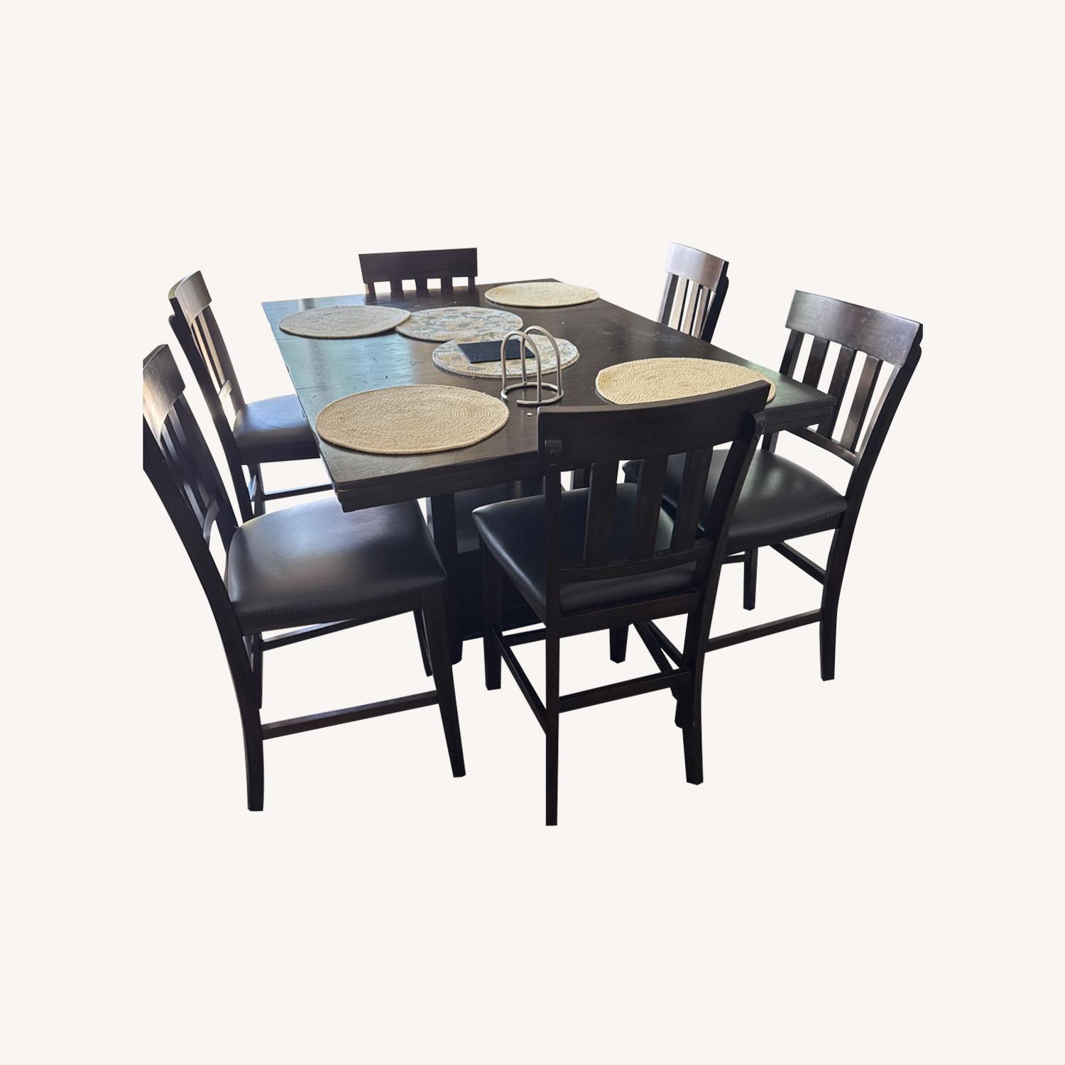 Dining Table Set with 6 Chairs - image-0
