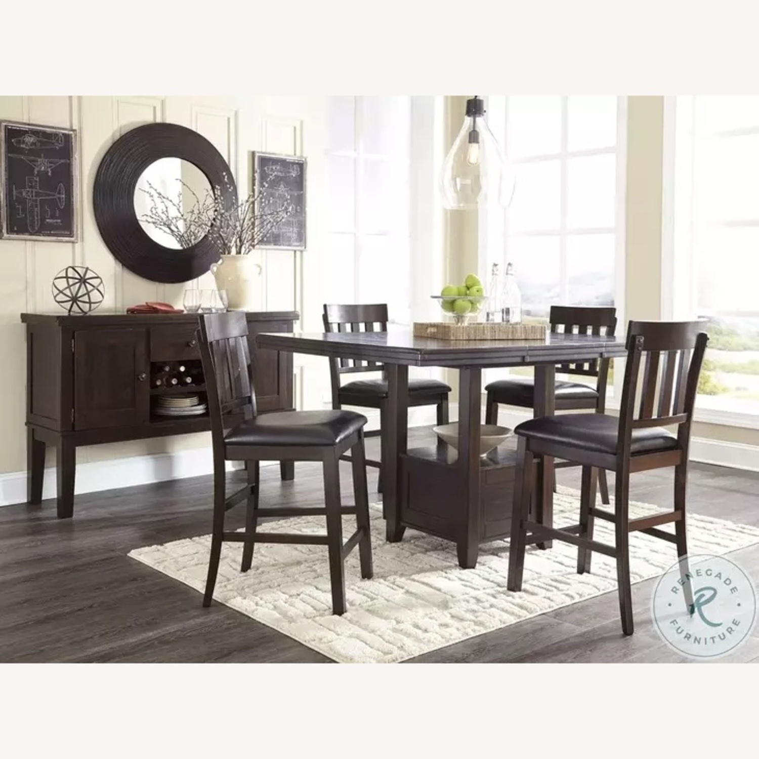 Dining Table Set with 6 Chairs - image-4