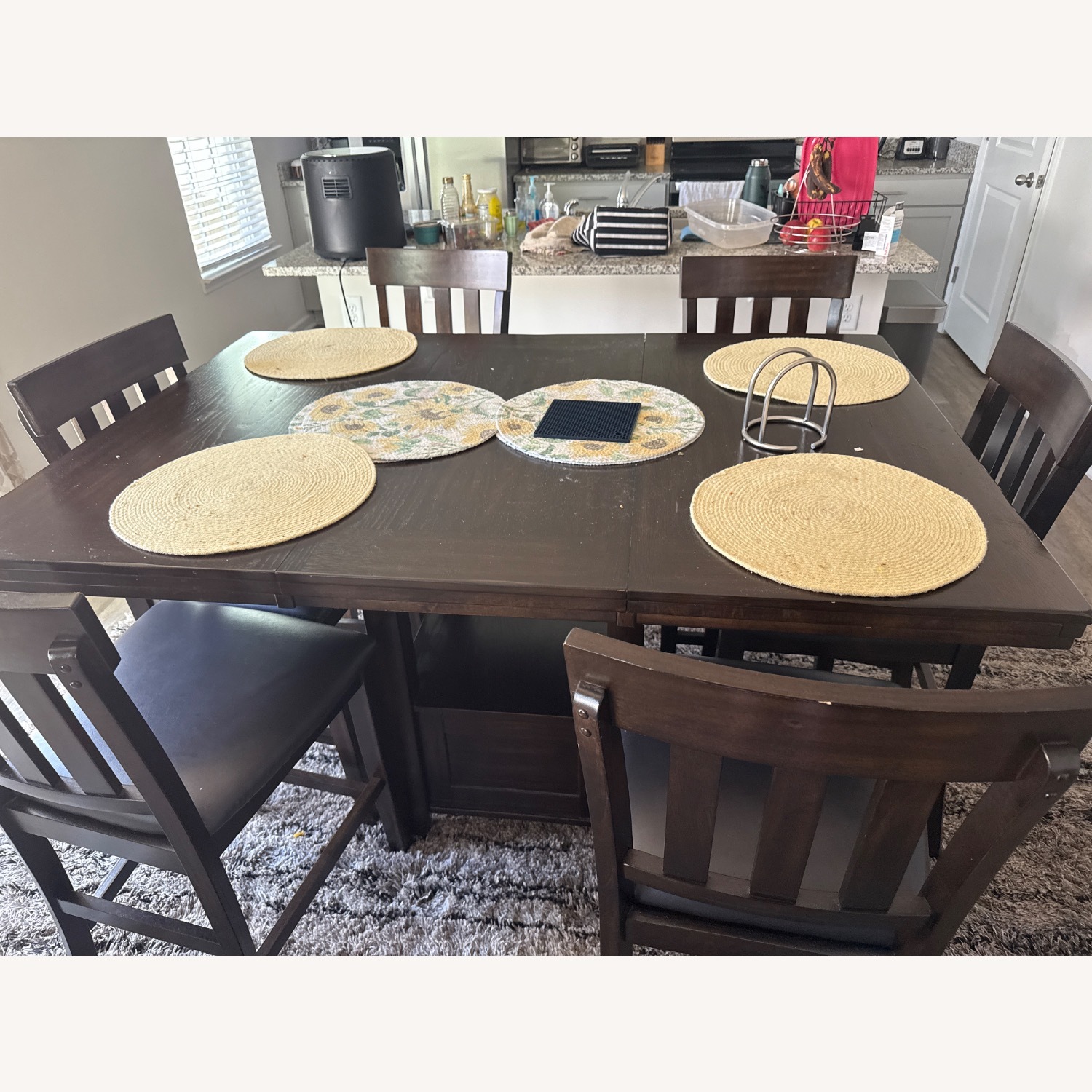 Dining Table Set with 6 Chairs - image-2