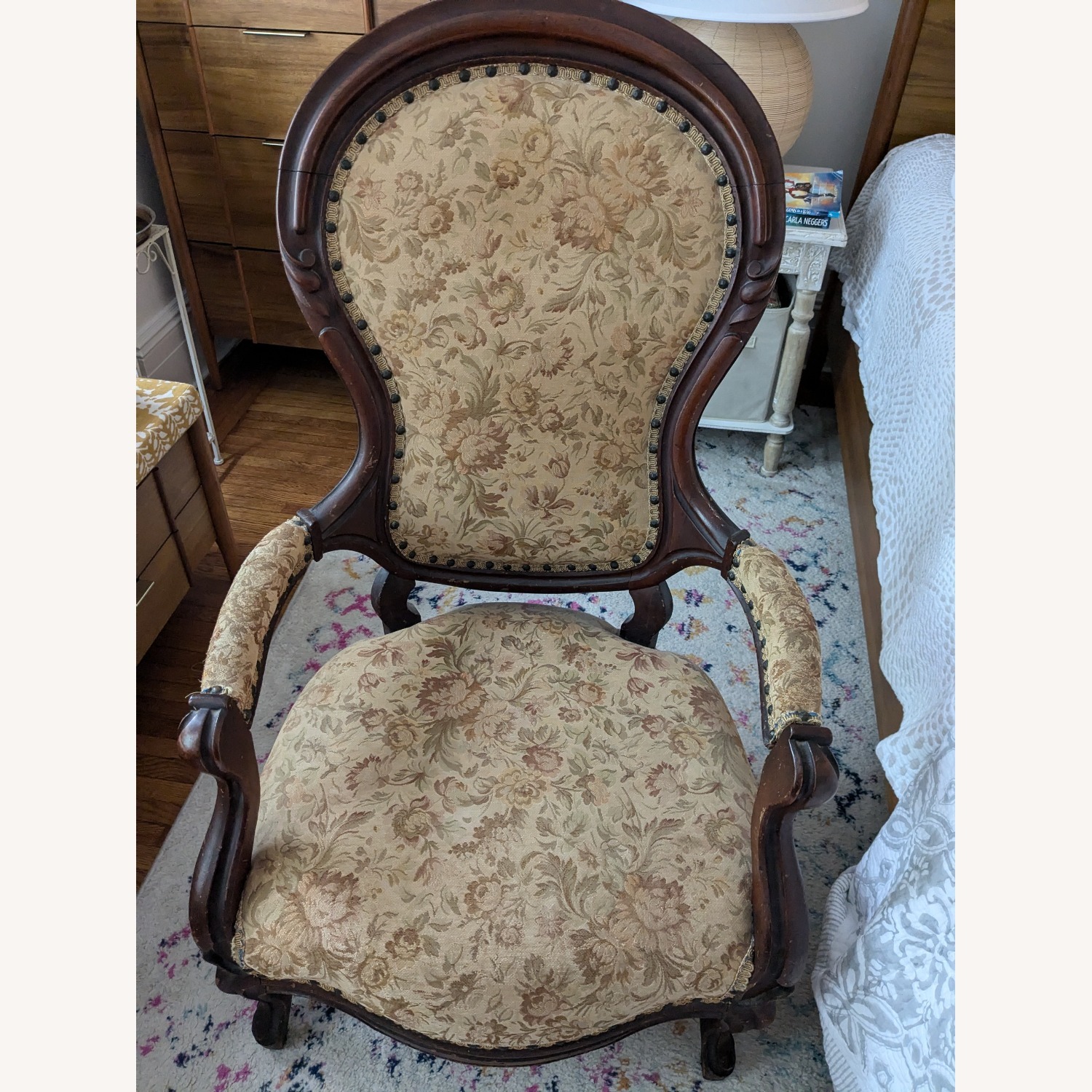 Vintage Authentic Victorian Spoon Back Chair - image-0